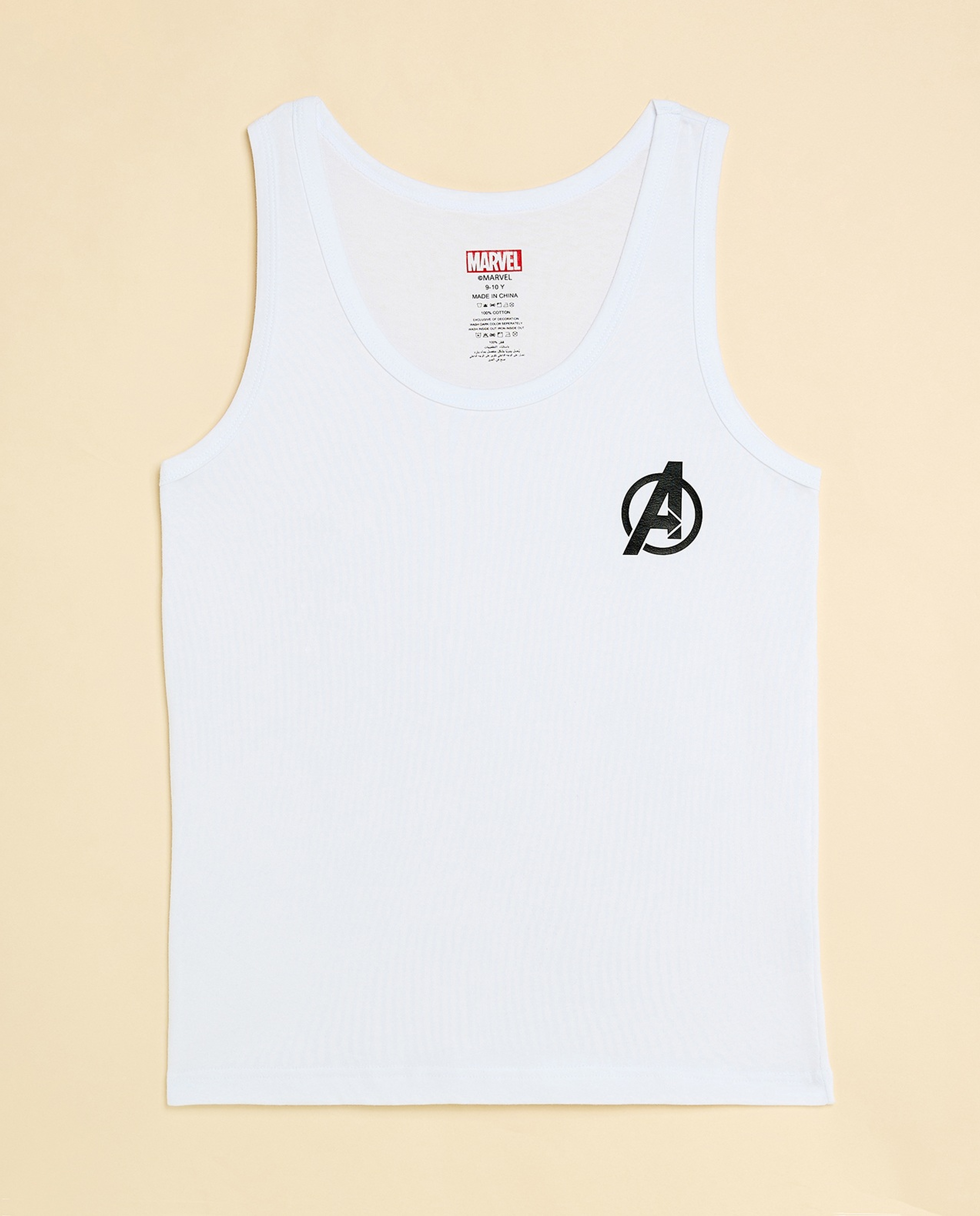 2 Pack Avengers Logo Vests