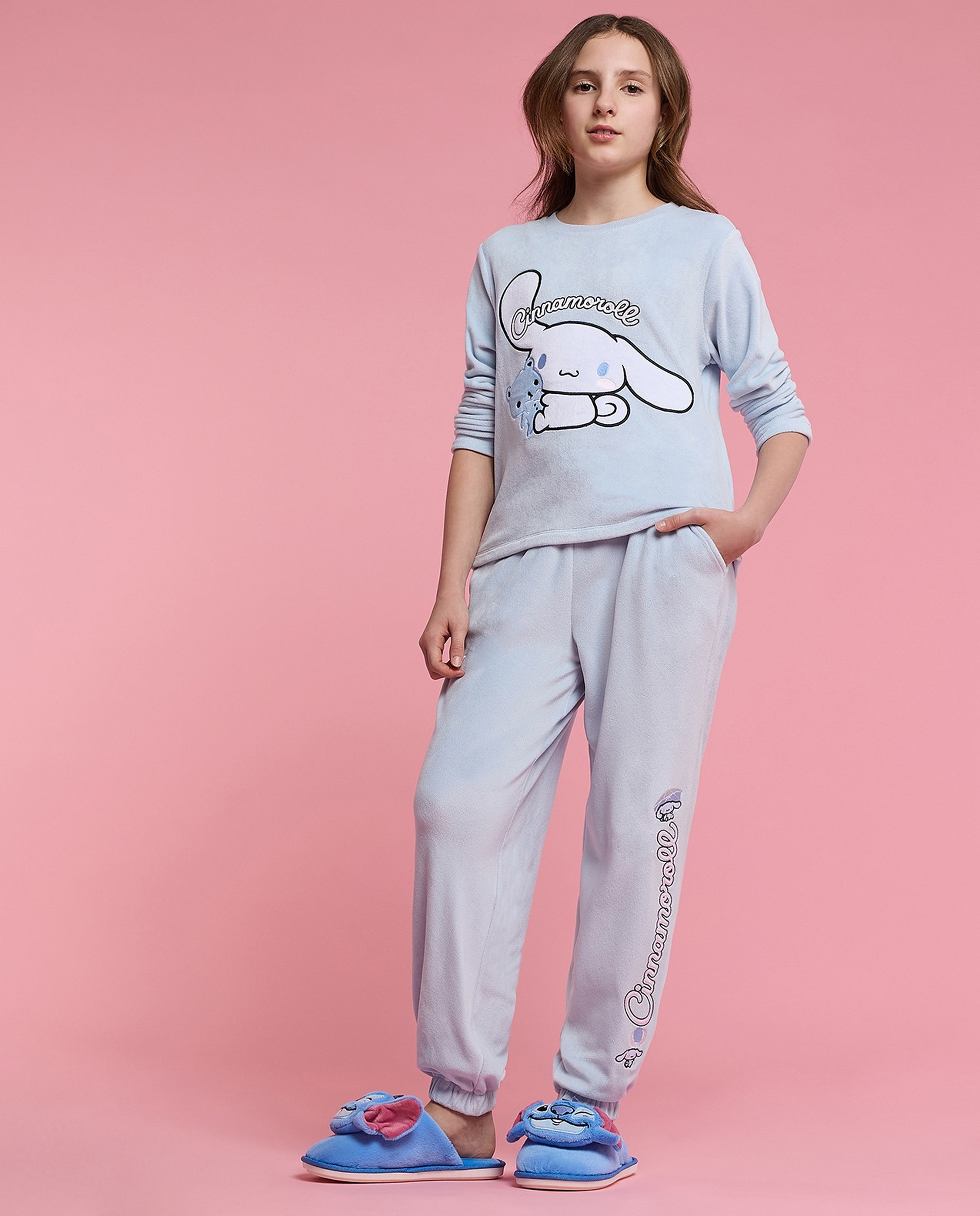 Cinnamoroll Embroidered Pyjama Set