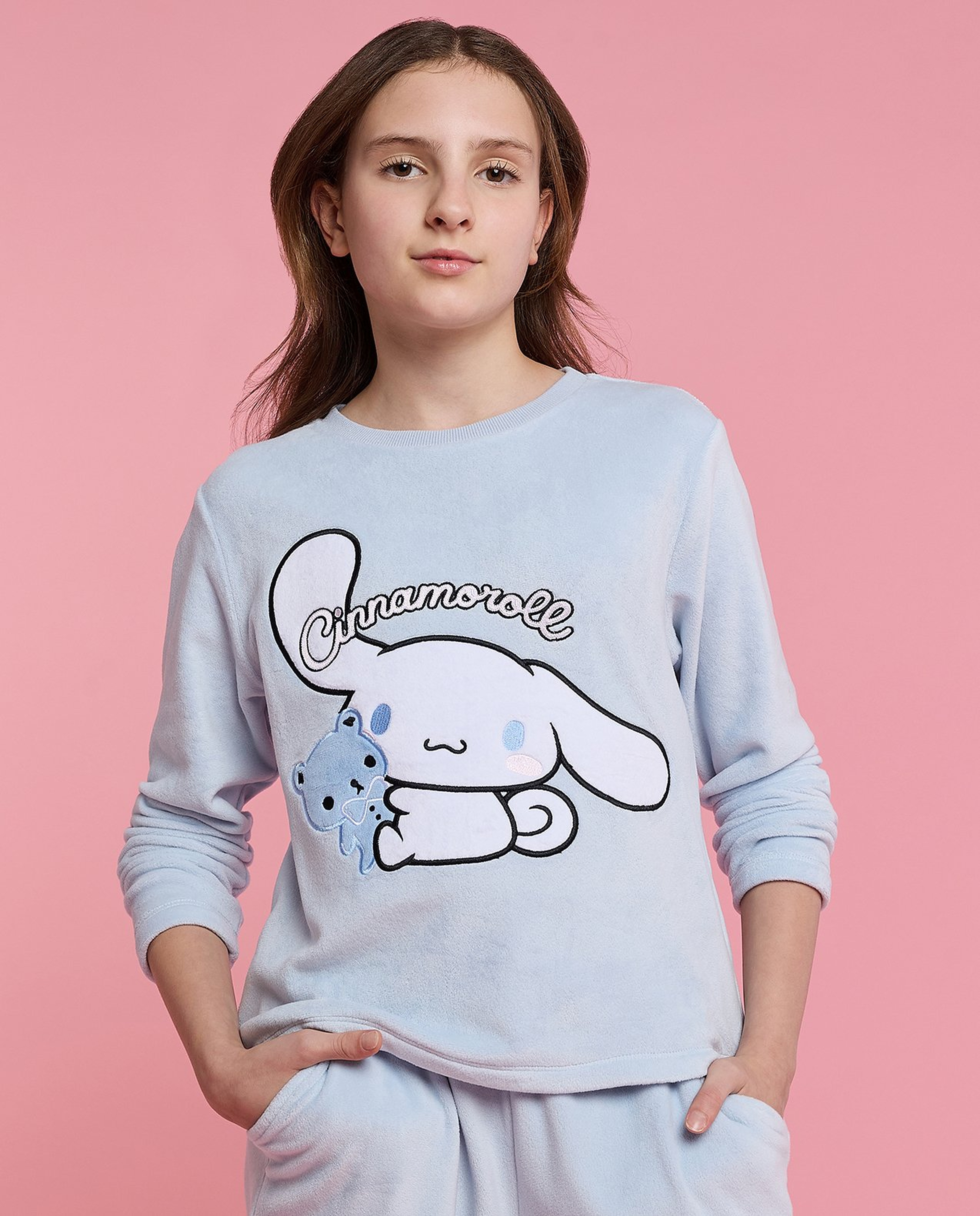 Cinnamoroll Embroidered Pyjama Set