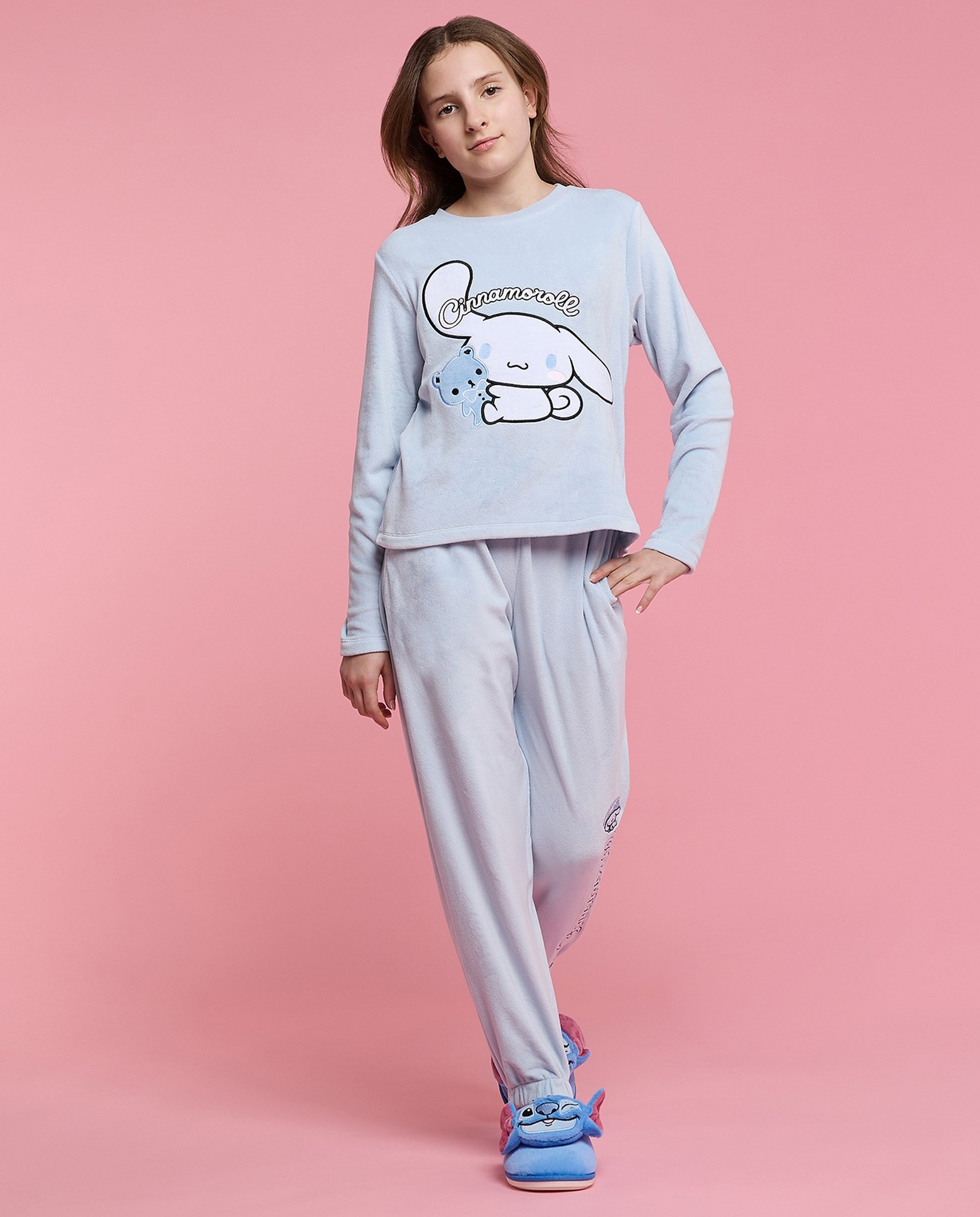 Cinnamoroll Embroidered Pyjama Set