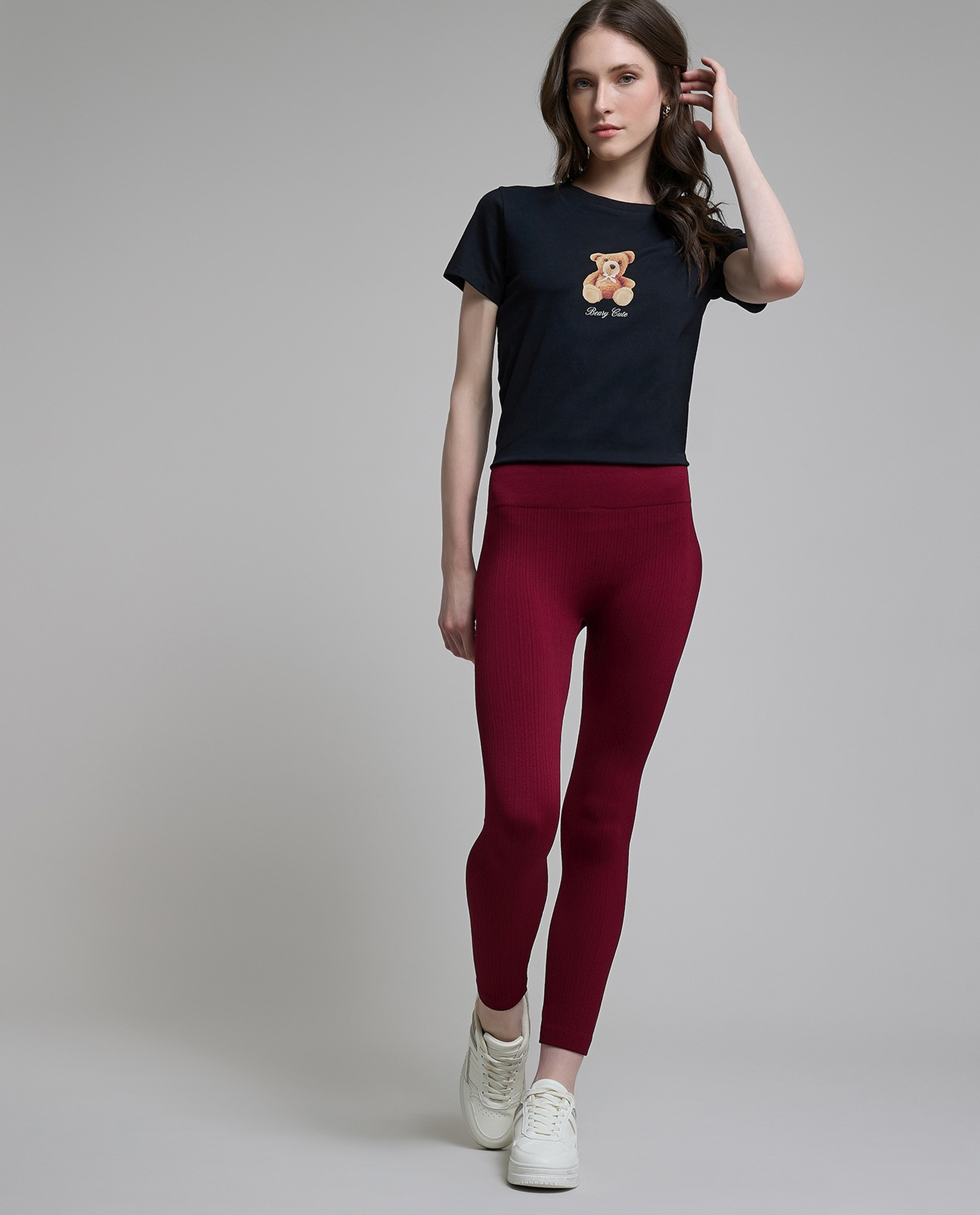 Graphic Print T-Shirt with Crew Neck and Short Sleeves