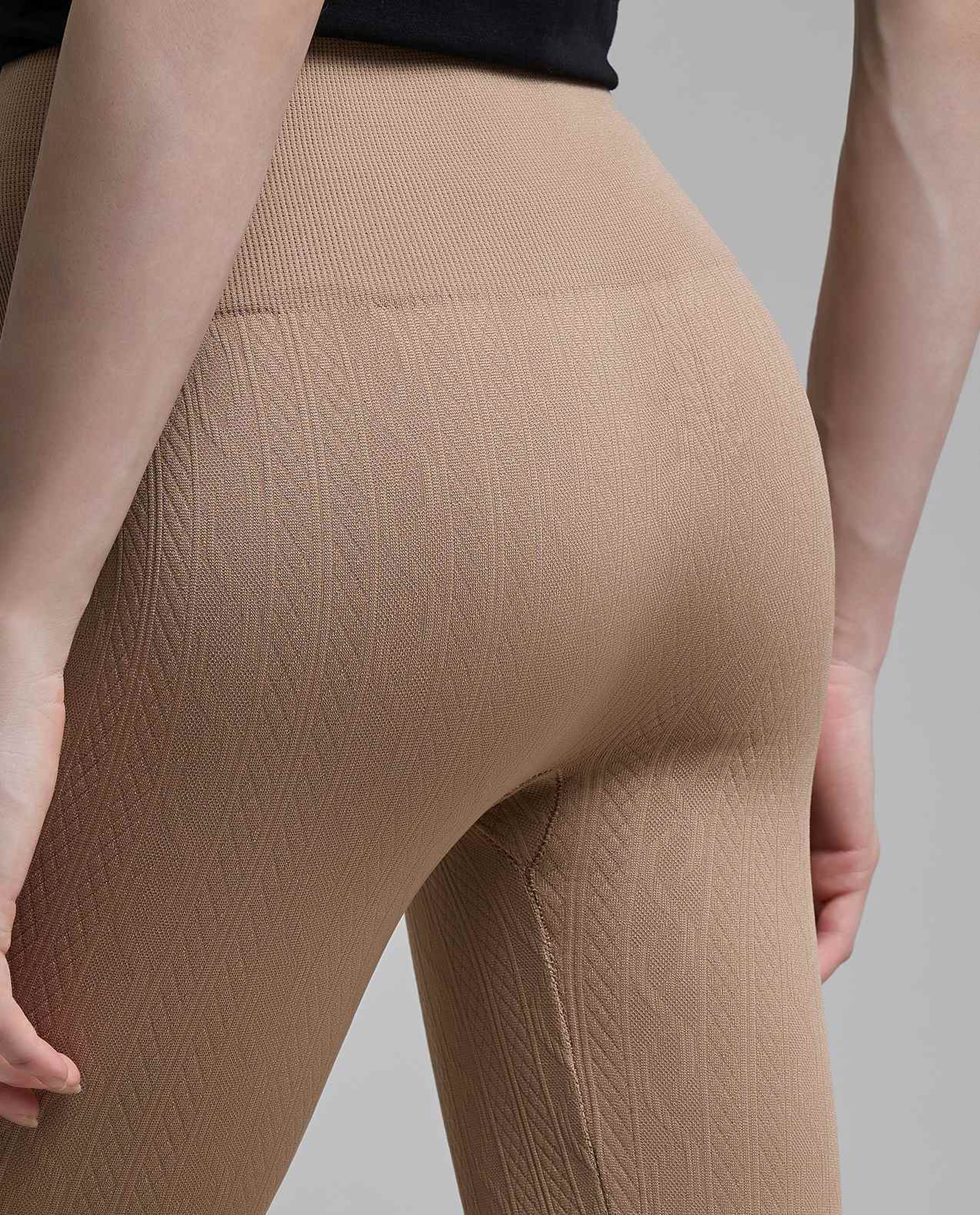 Solid Leggings with Elastic Waist