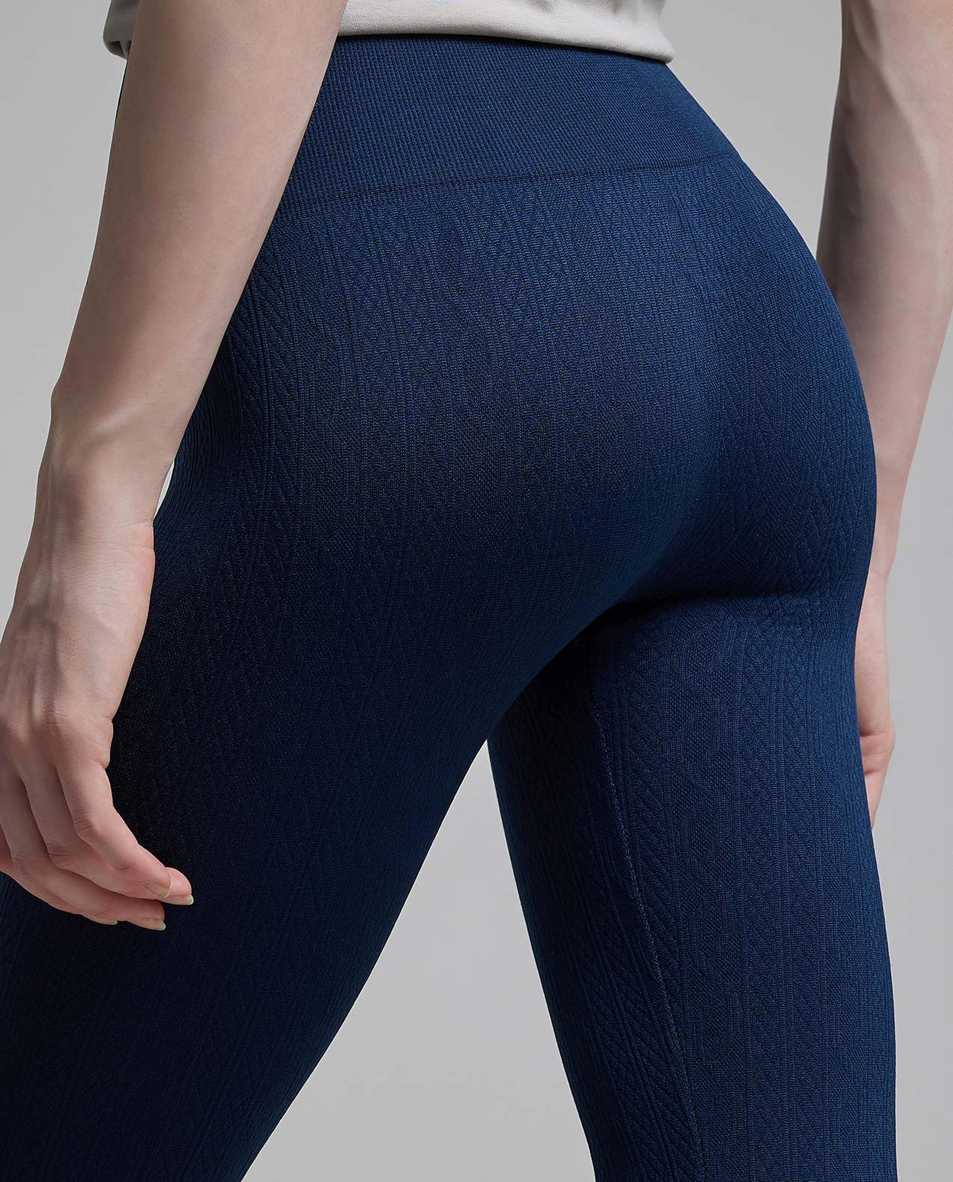 Solid Leggings with Elastic Waist
