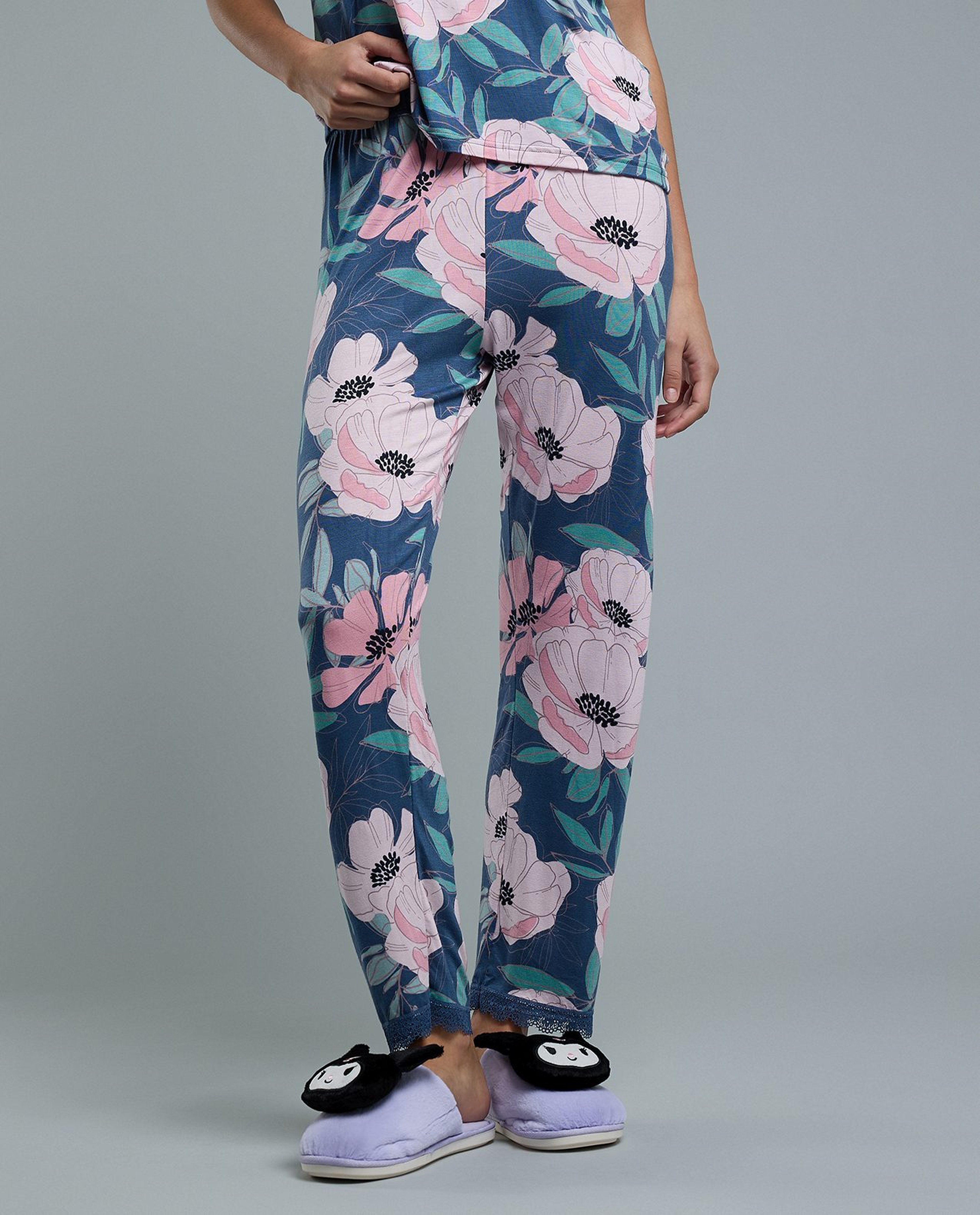 Floral Print Pyjama Set