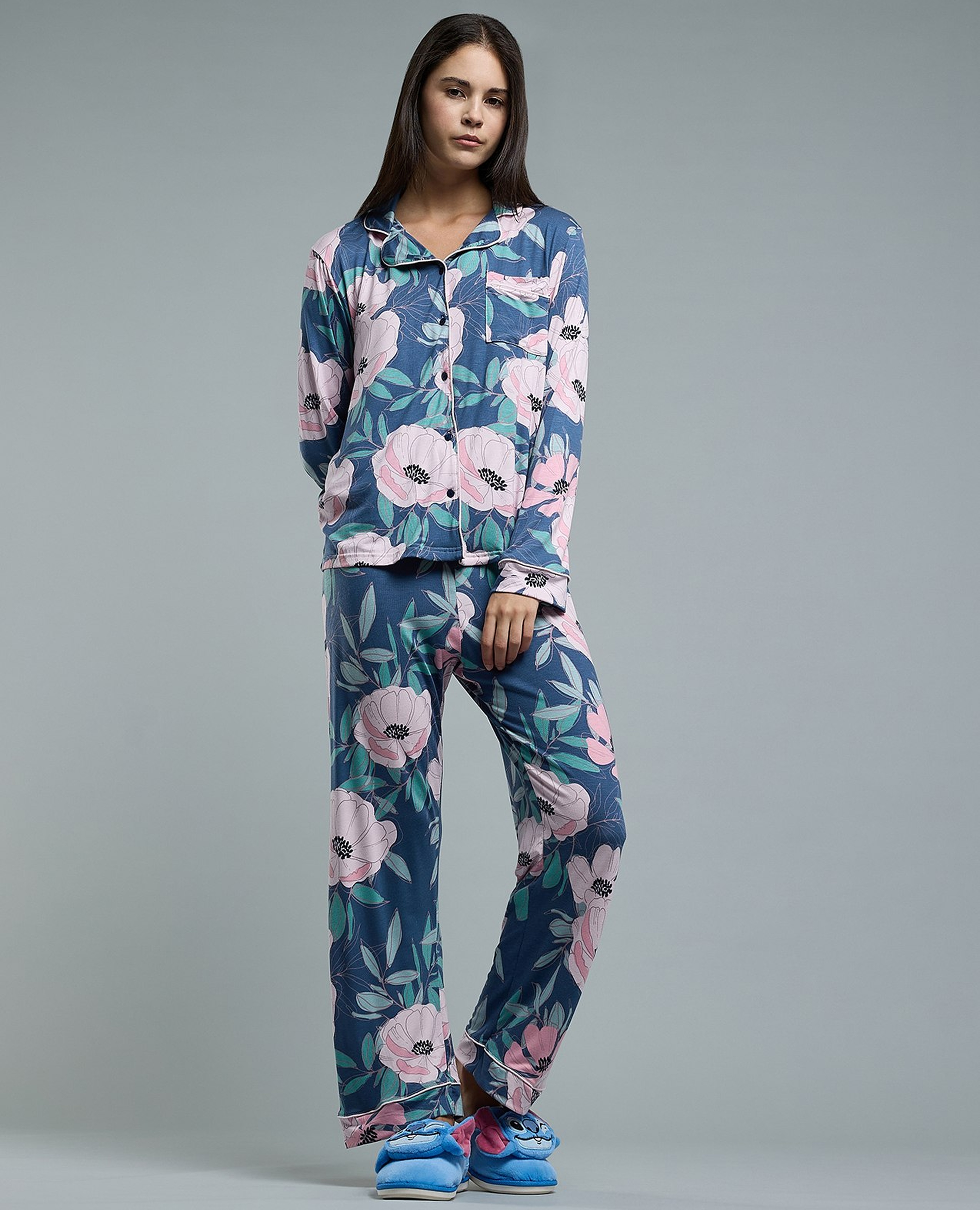 Floral Print Pyjama Set