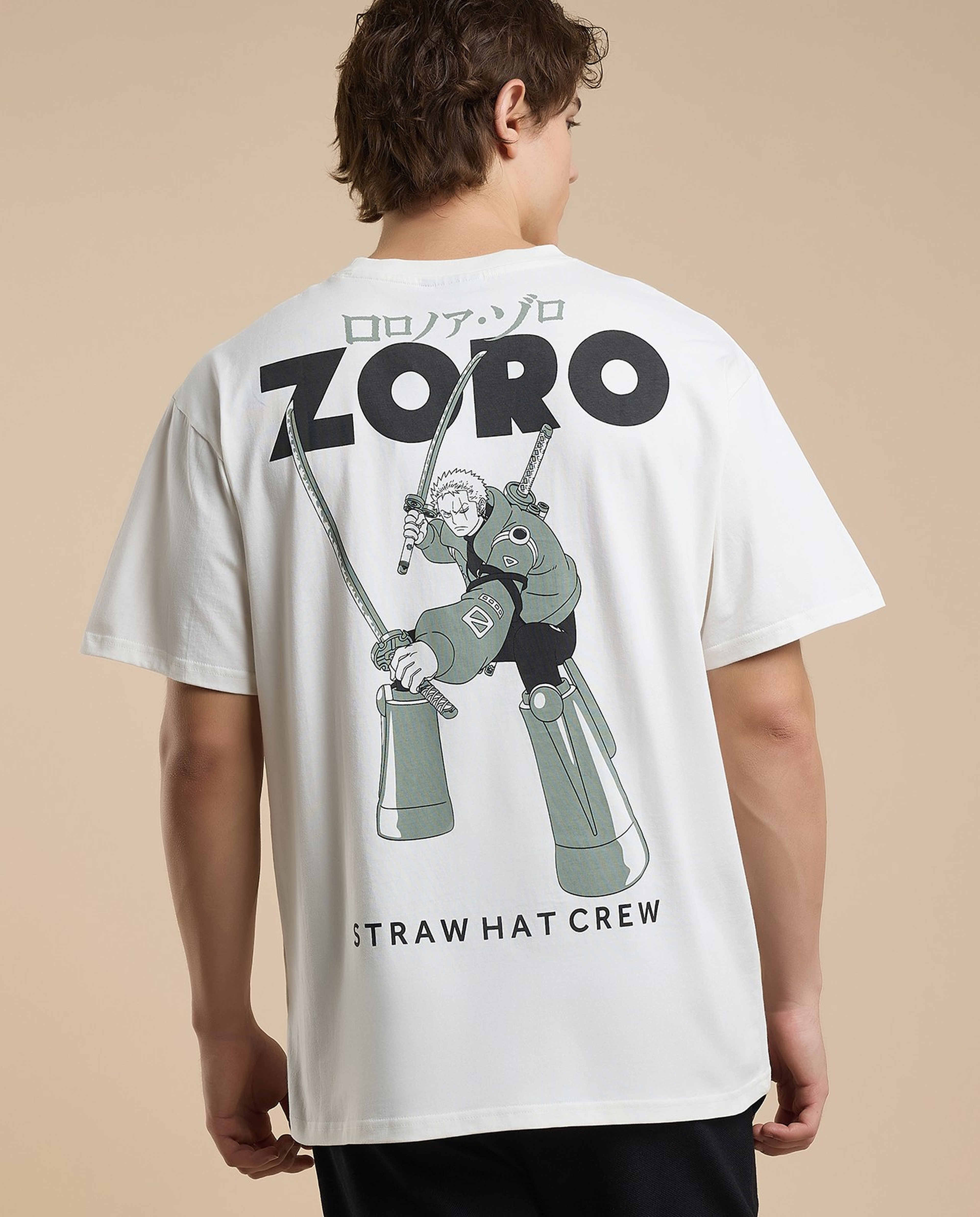 Printed T-Shirt with Crew Neck and Short Sleeves