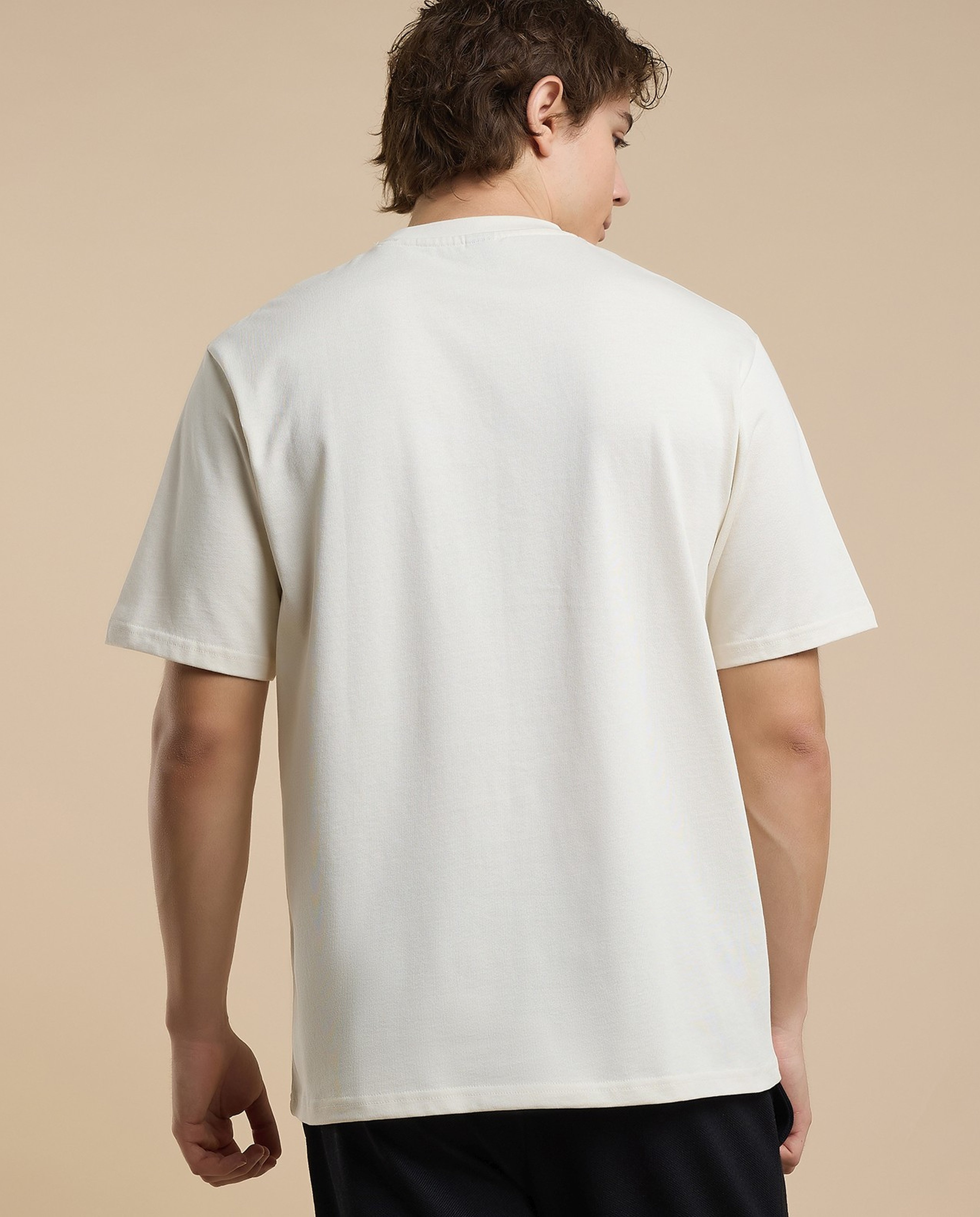 Embroidered T-Shirt with Crew Neck and Short Sleeves