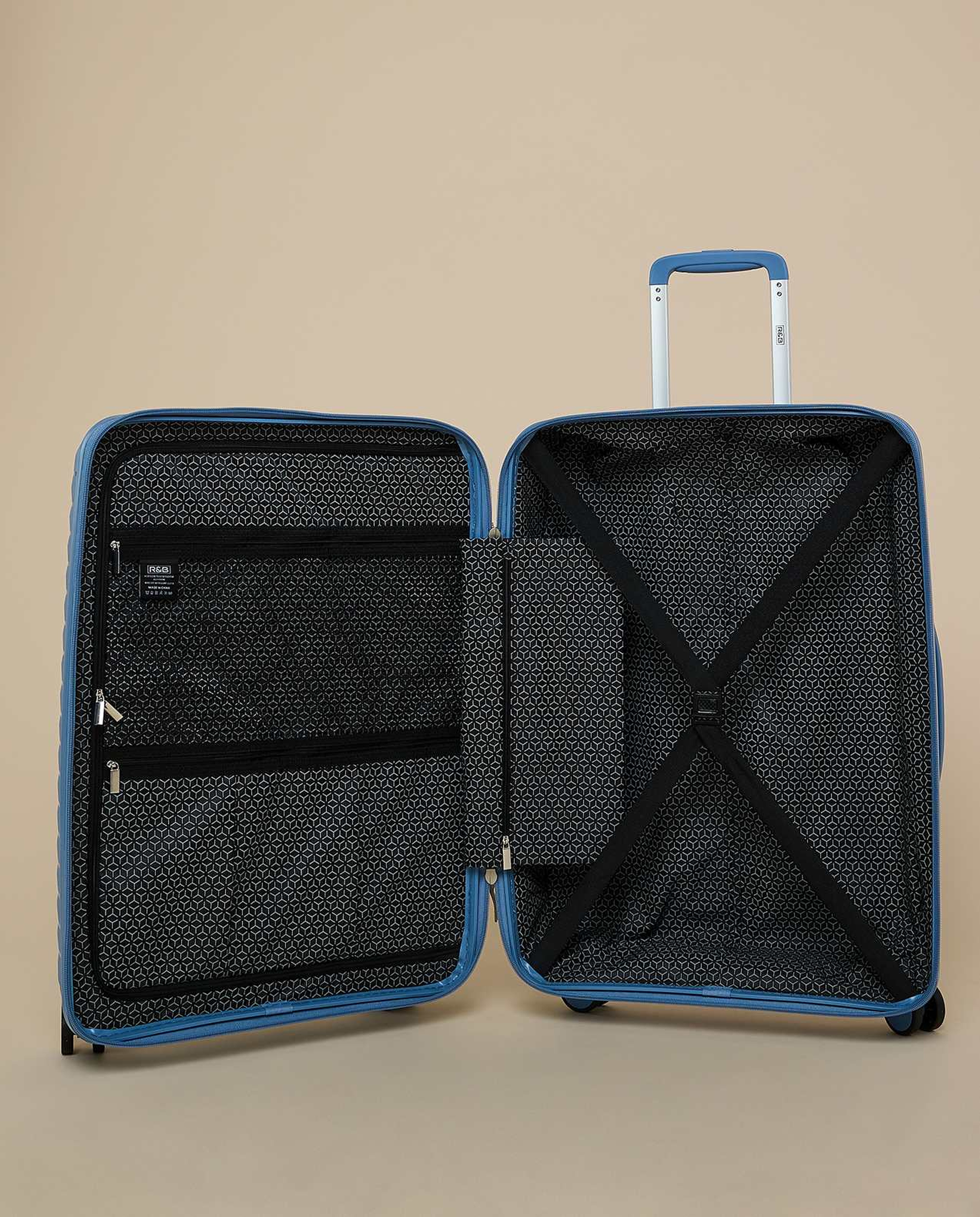 Textured Trolley Bag