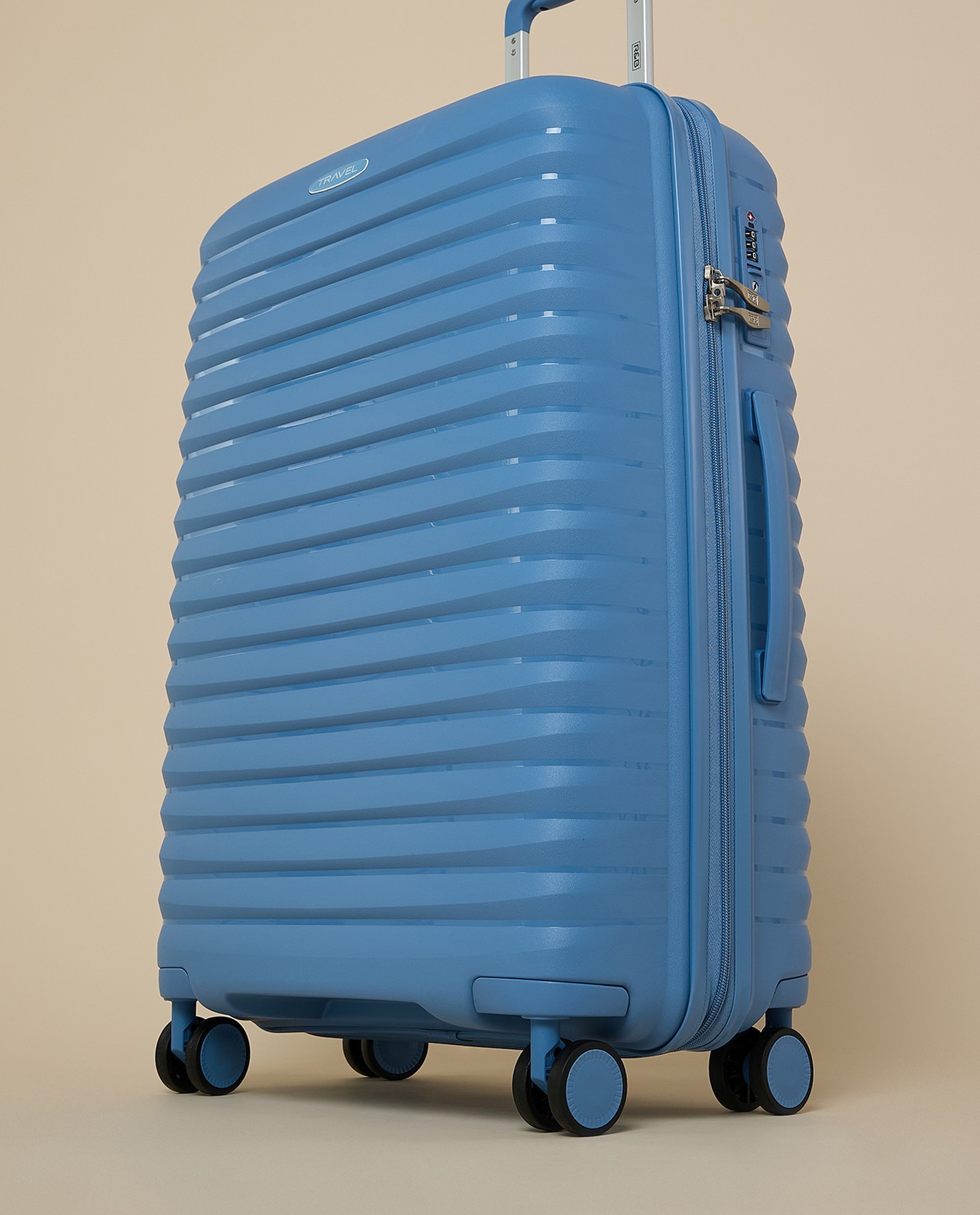 Textured Trolley Bag