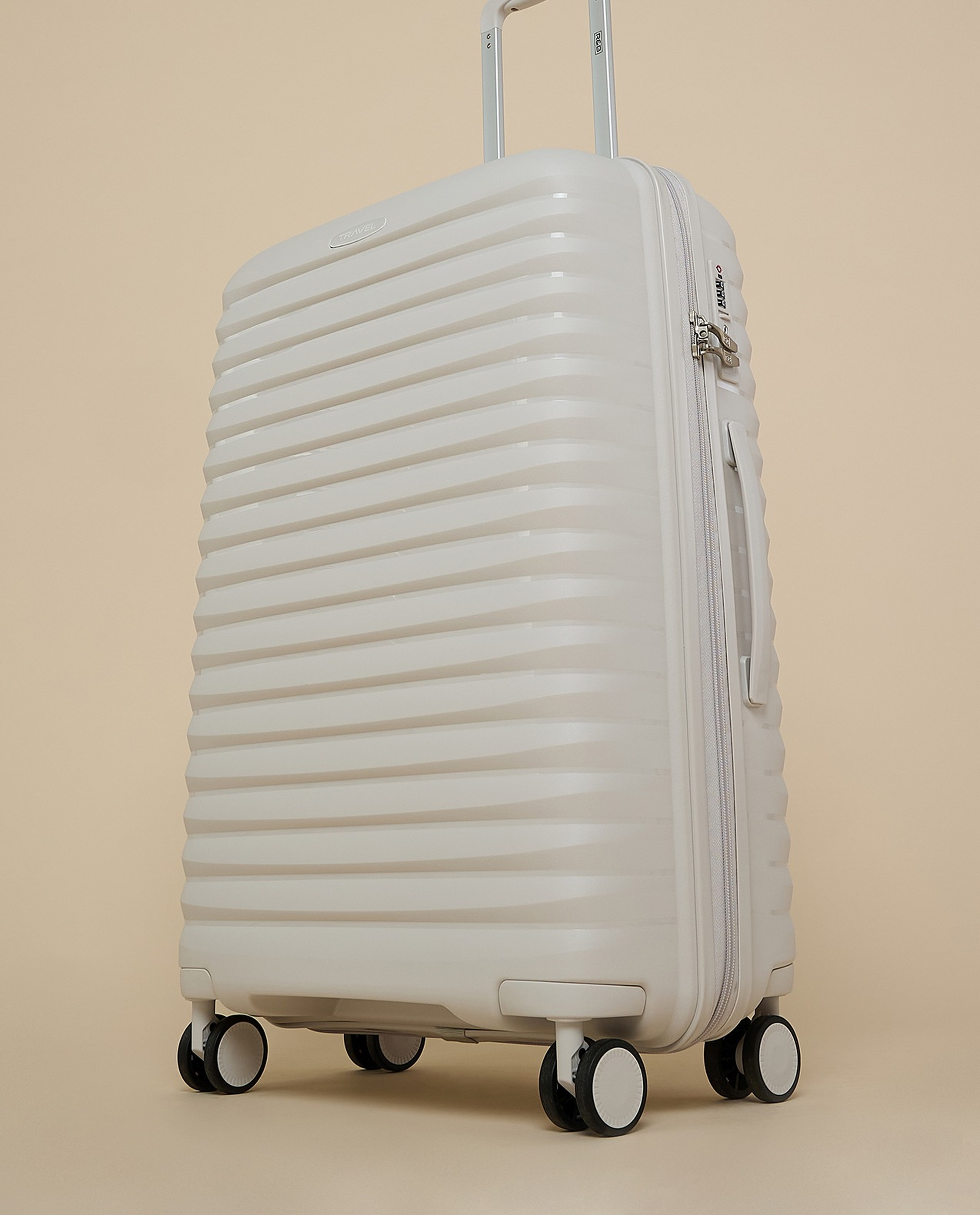 Textured Trolley Bag