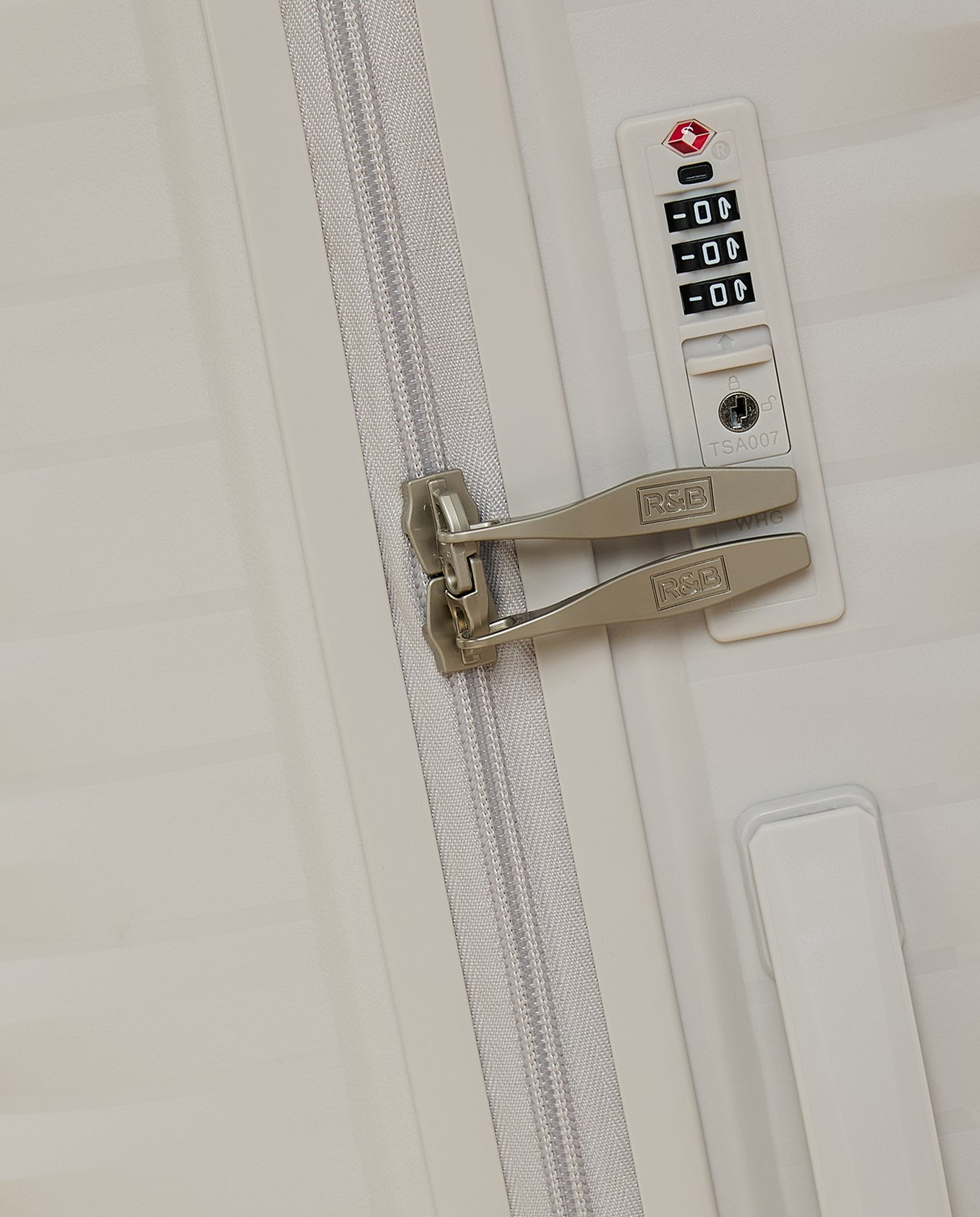 Textured Trolley Bag