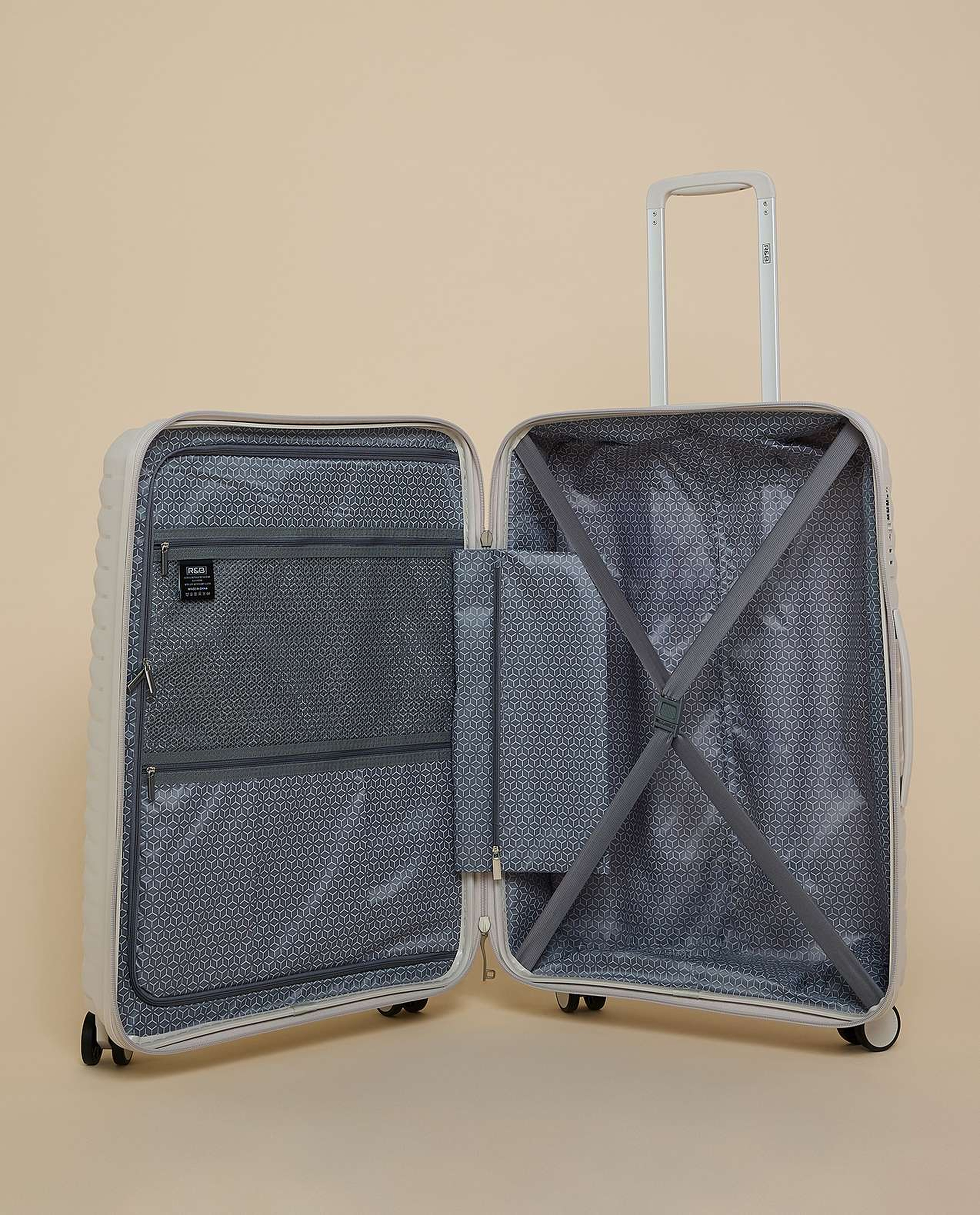Textured Trolley Bag