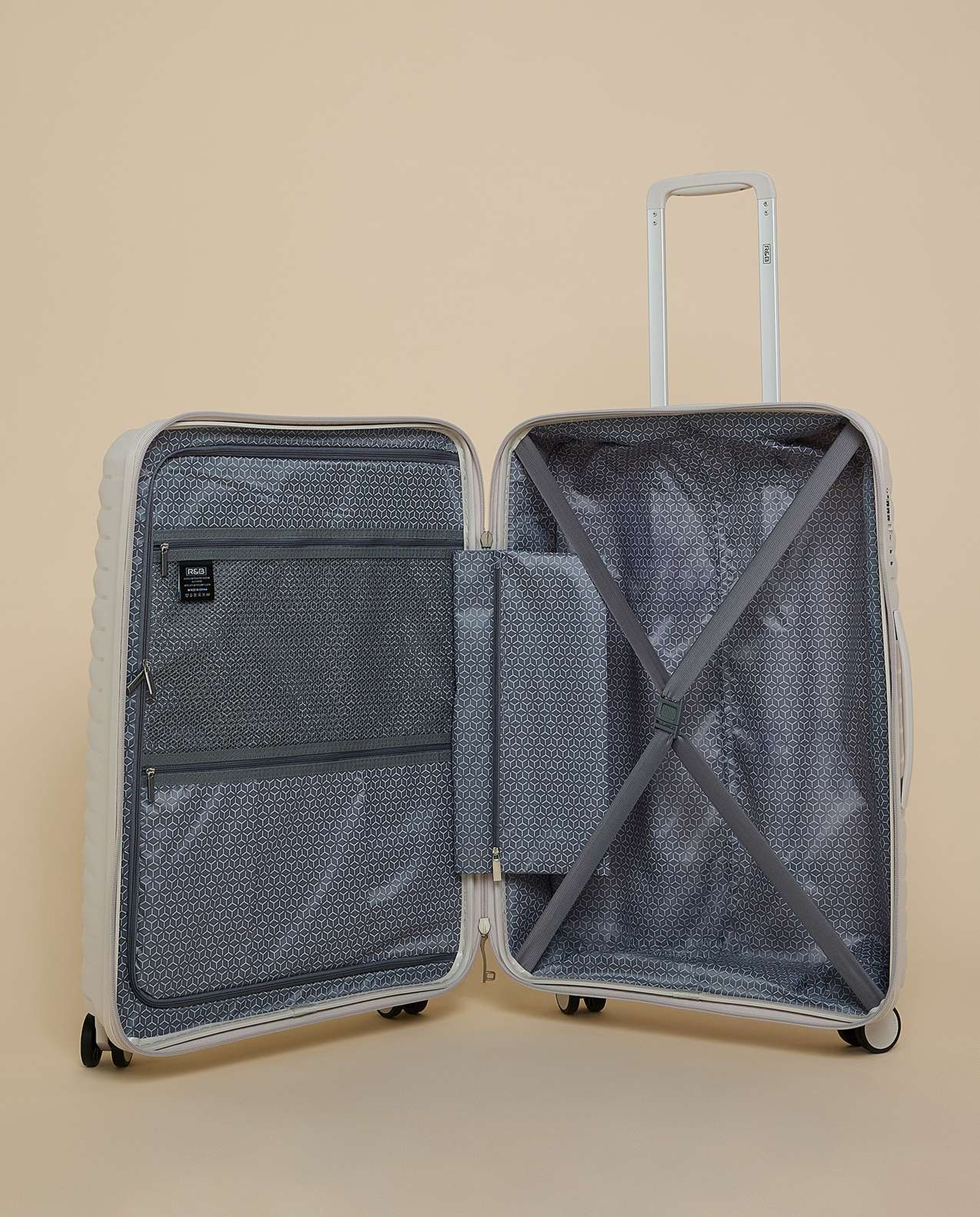 Textured Trolley Bag