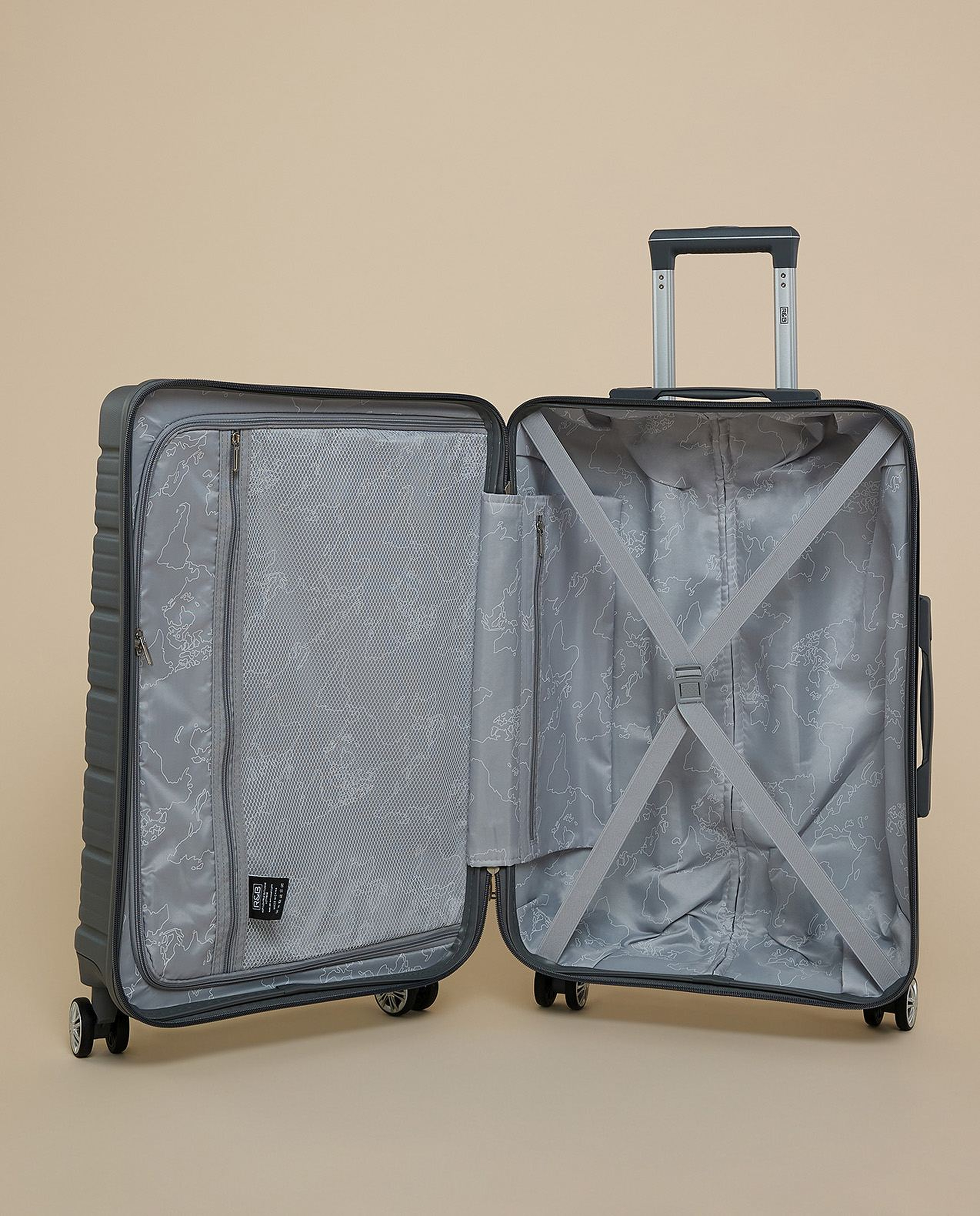 Textured Trolley Bag