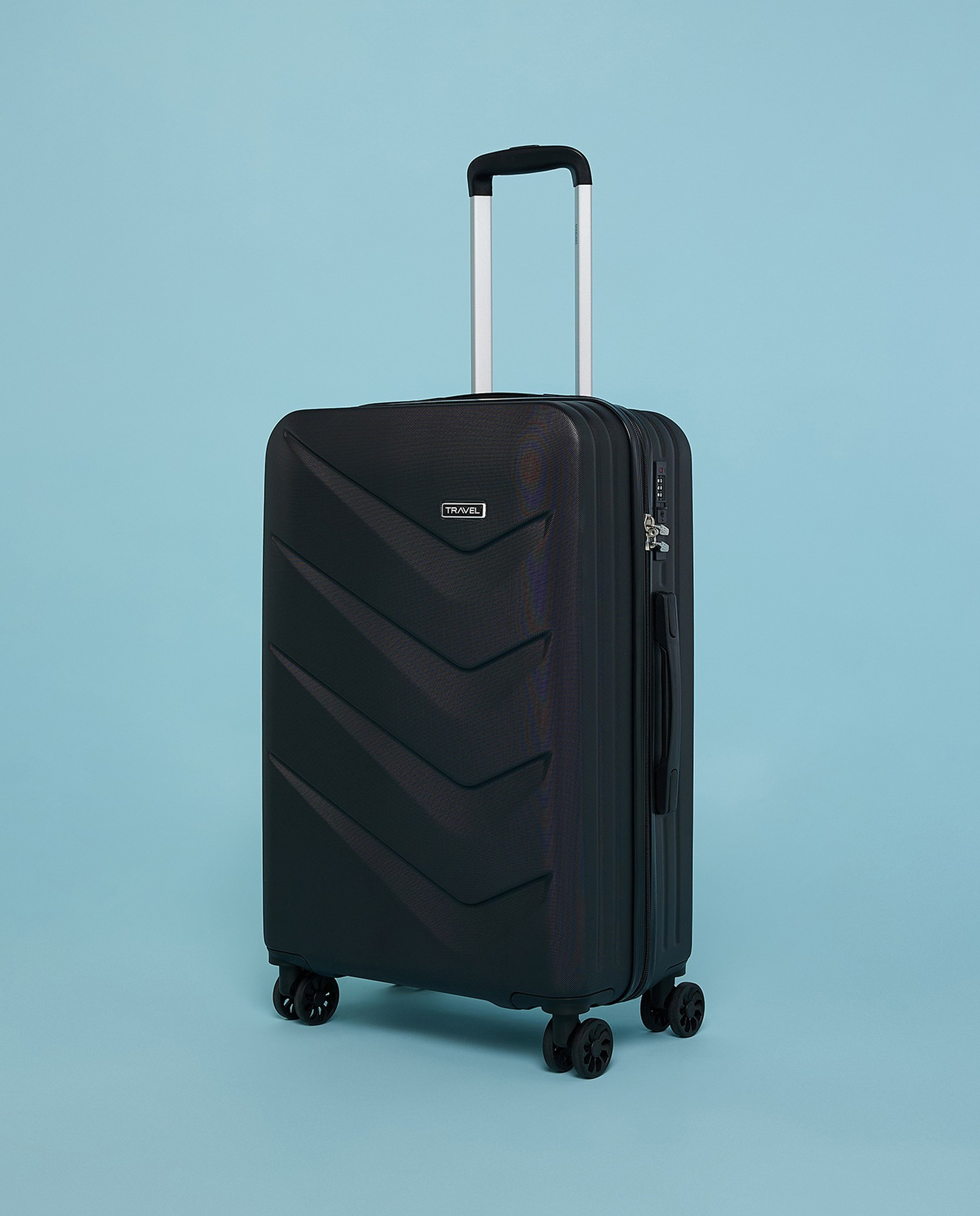 Textured Trolley Bag