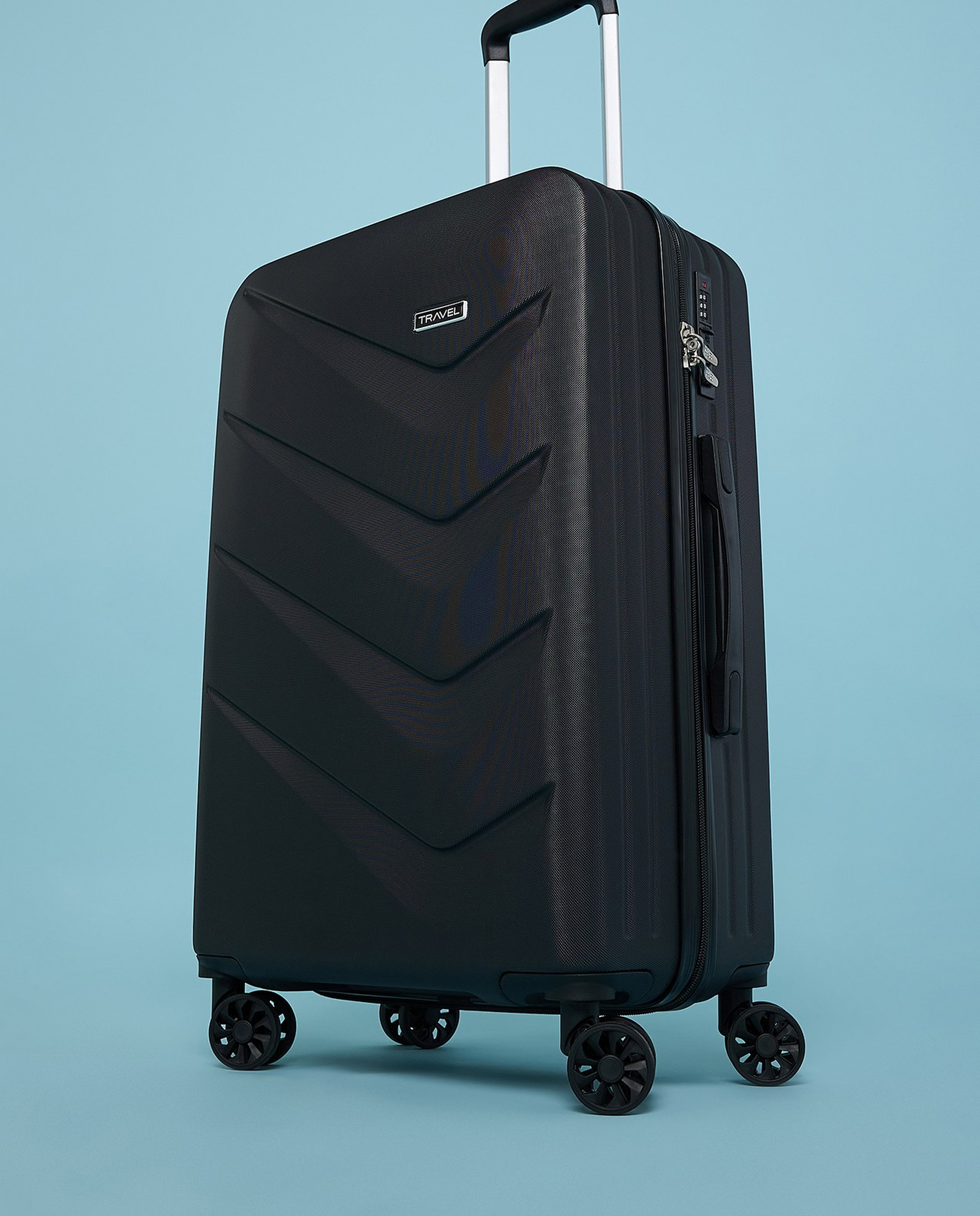 Textured Trolley Bag