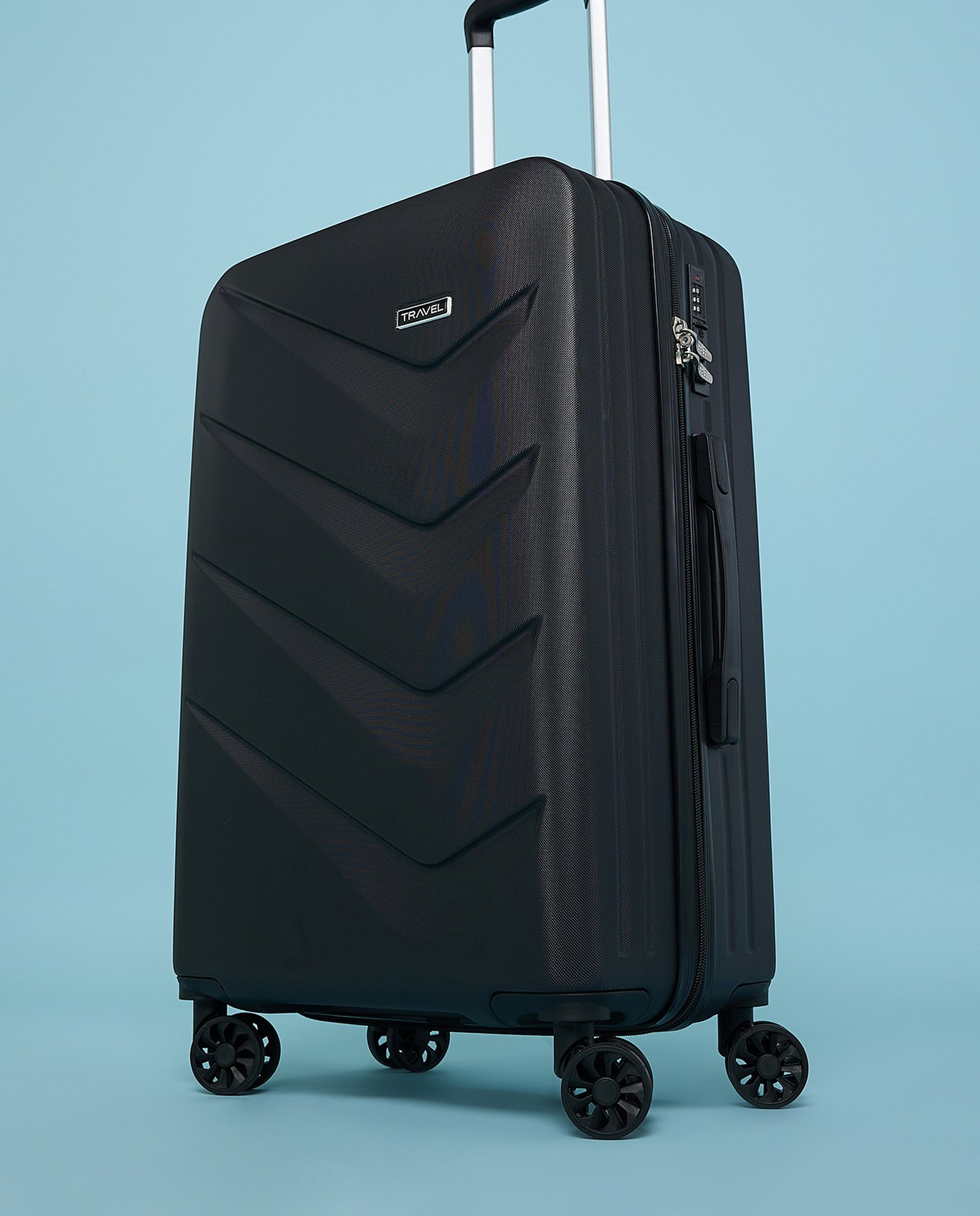 Textured Trolley Bag