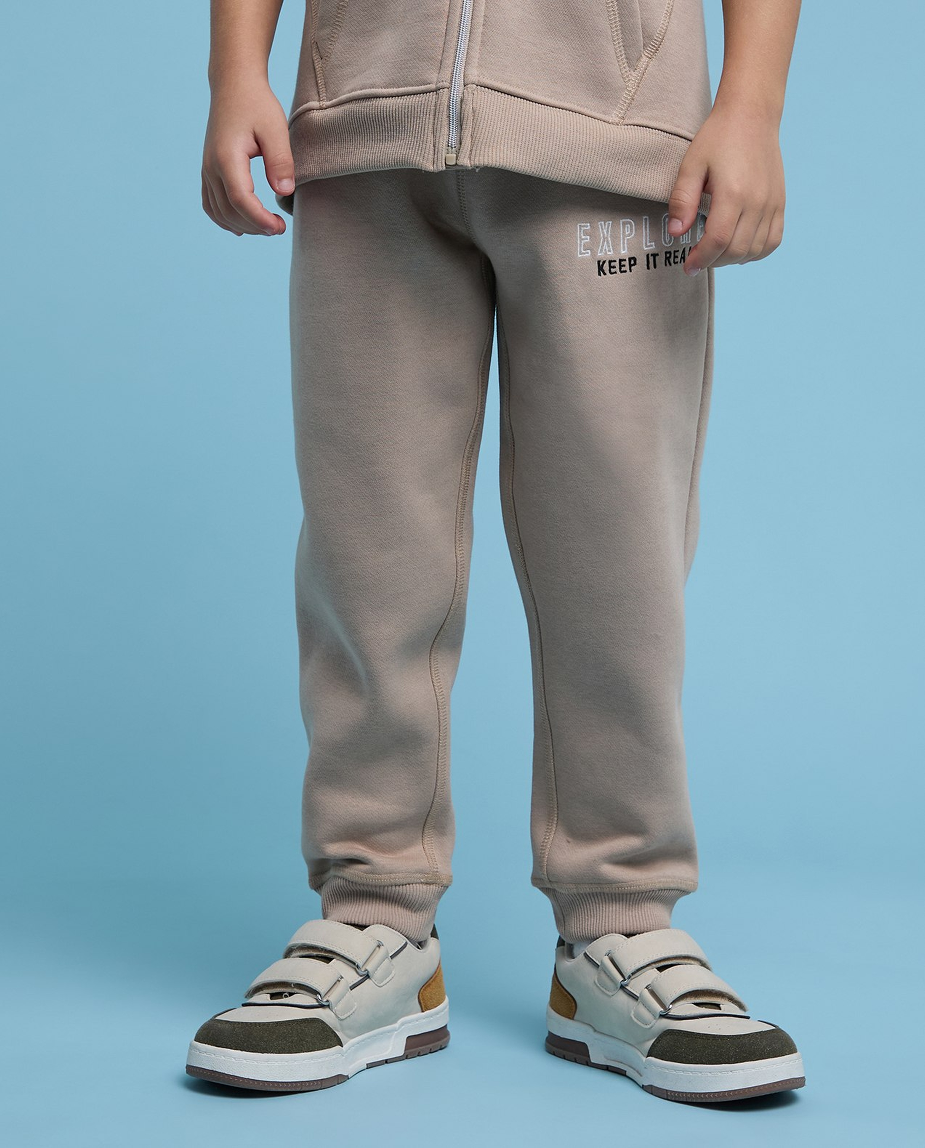 Embroidered Jacket and Jogger Set