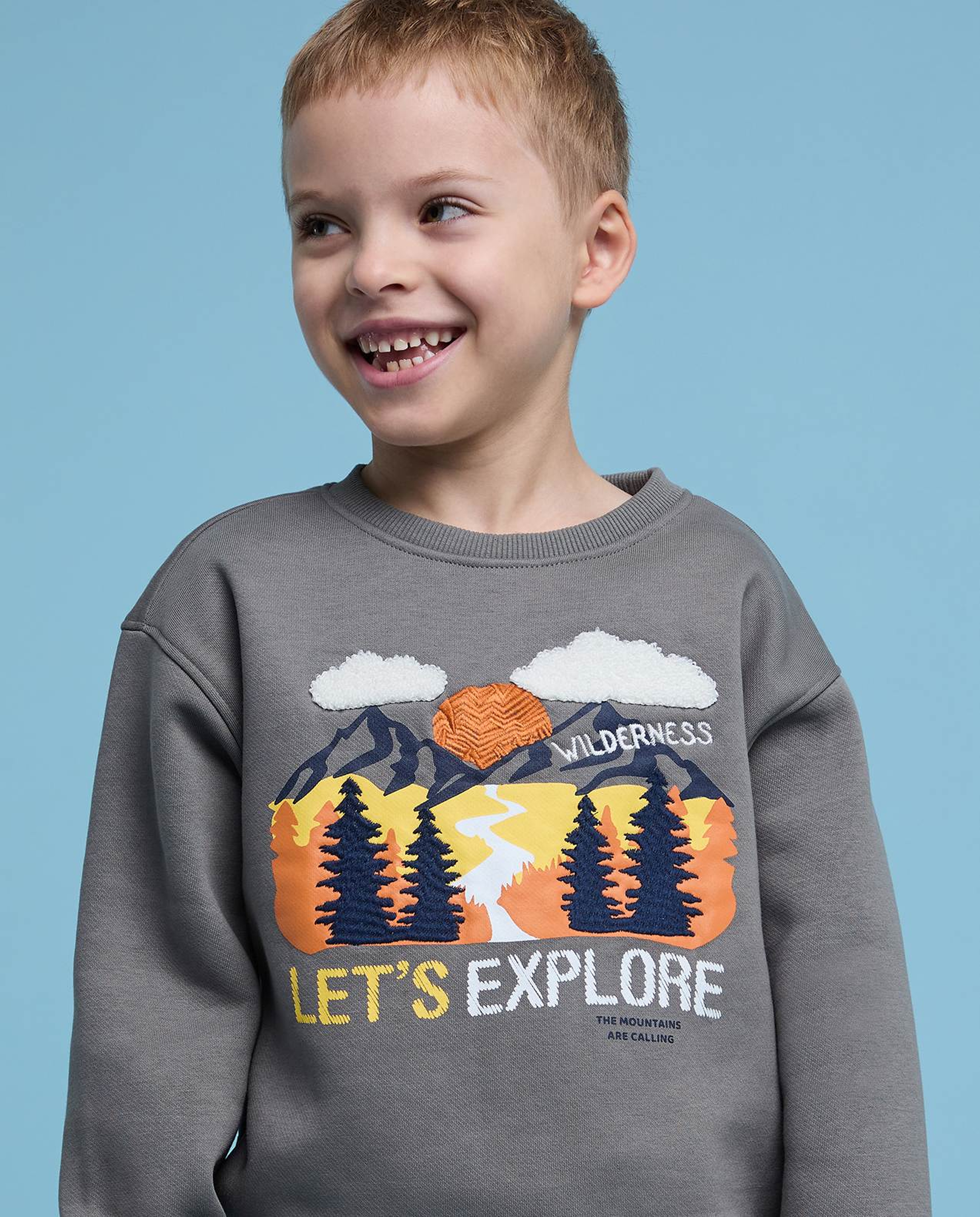 Embroidered Sweatsuit Set