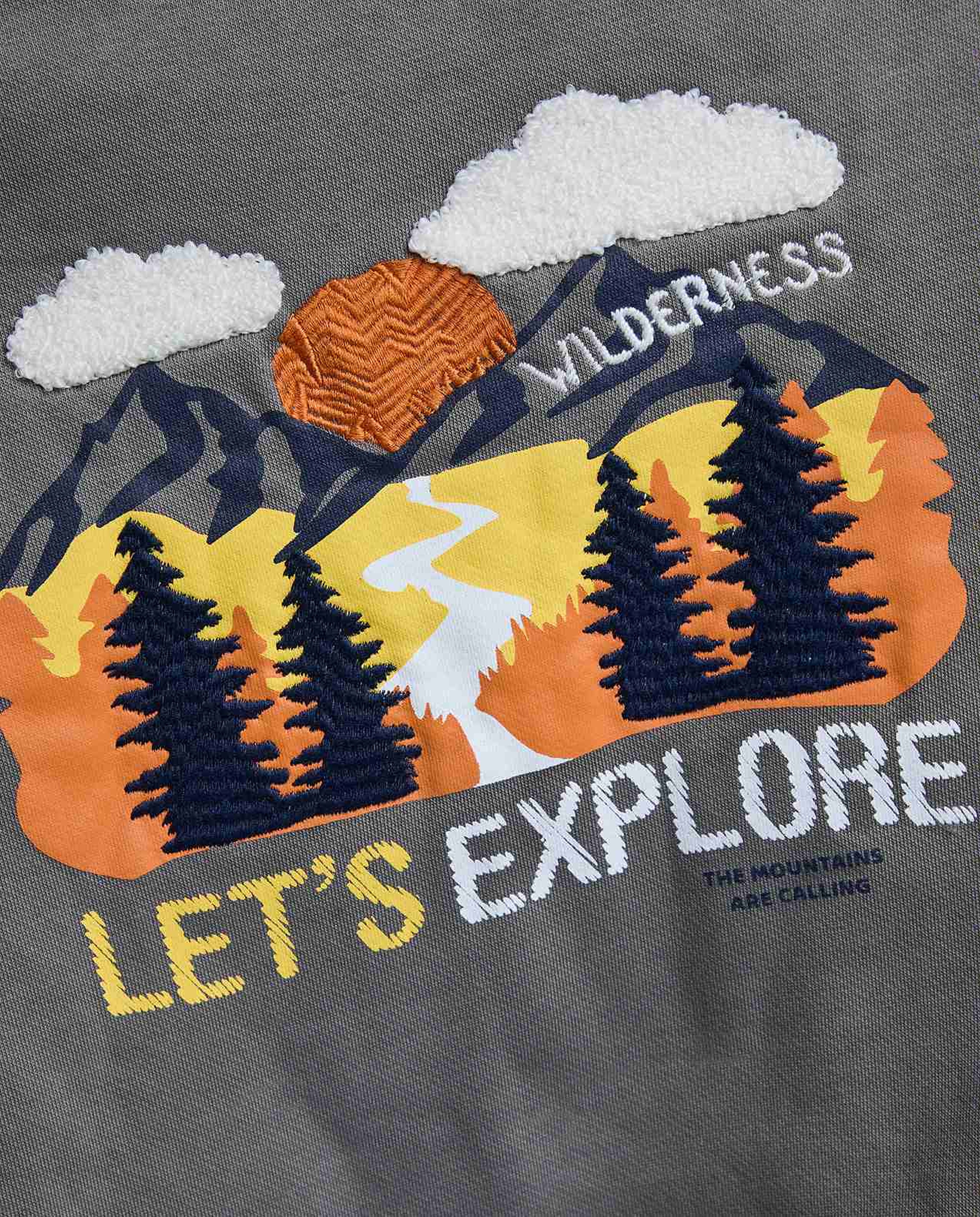 Embroidered Sweatsuit Set