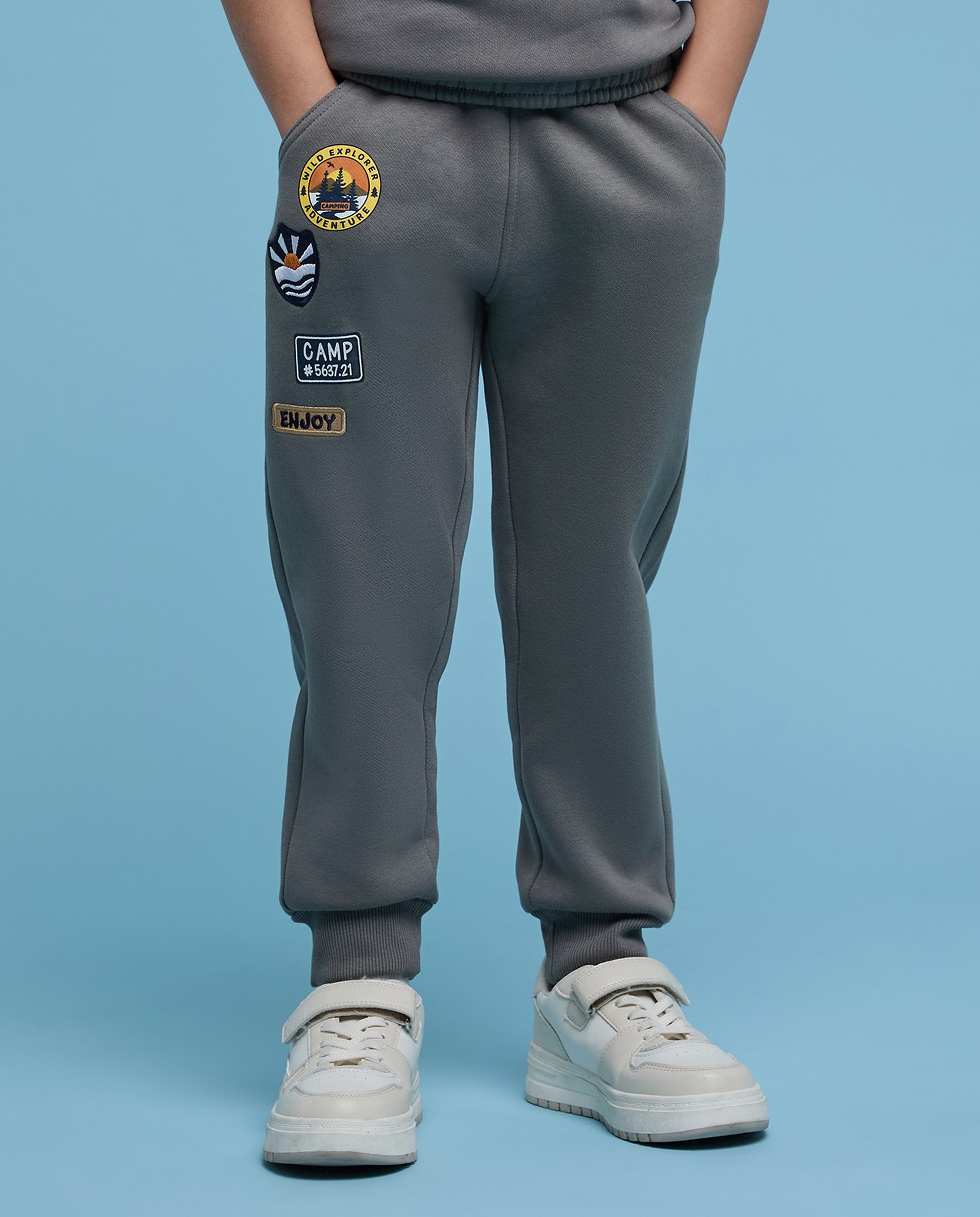 Embroidered Sweatsuit Set