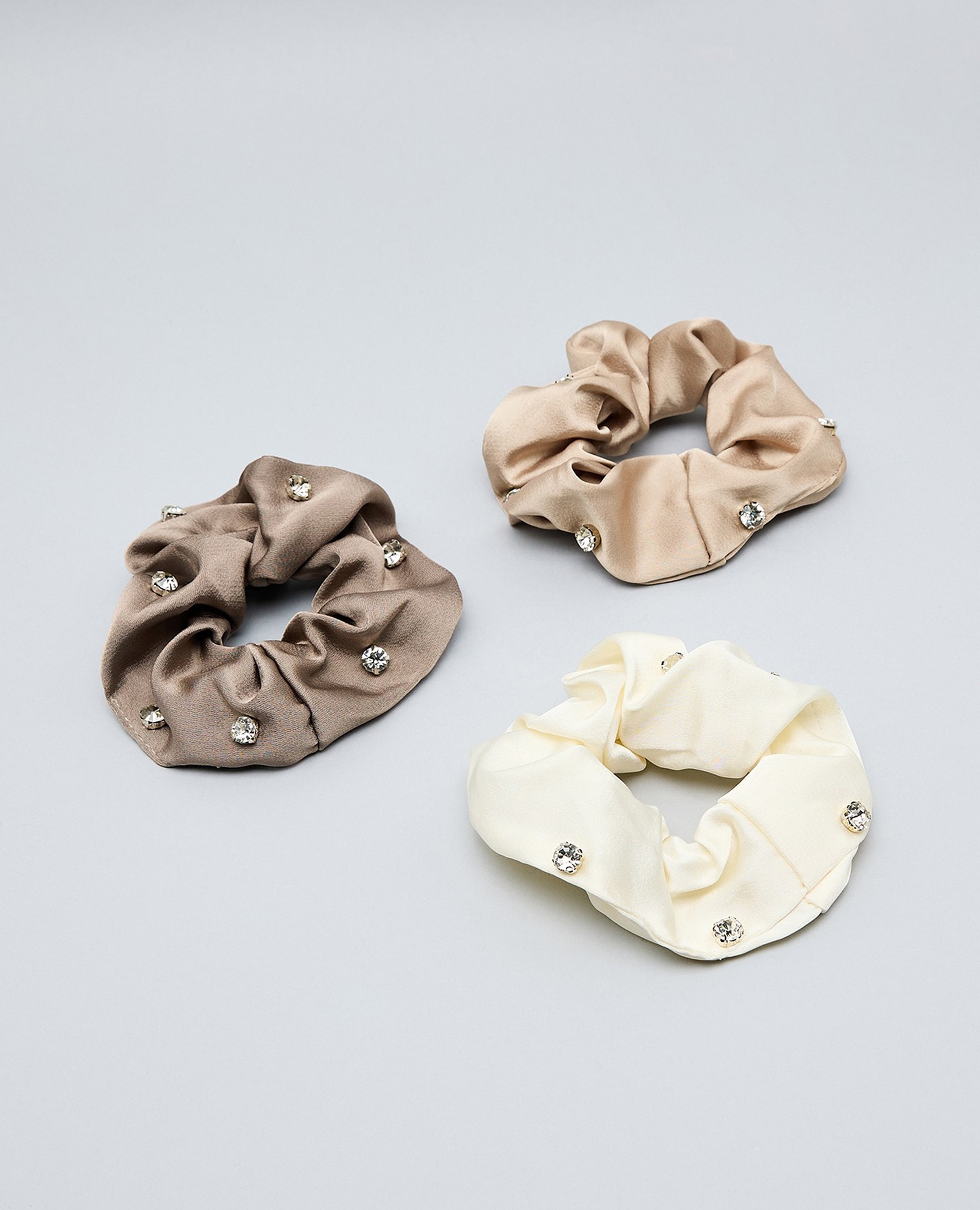 ربطات شعر مزخرفة - 3 قطع