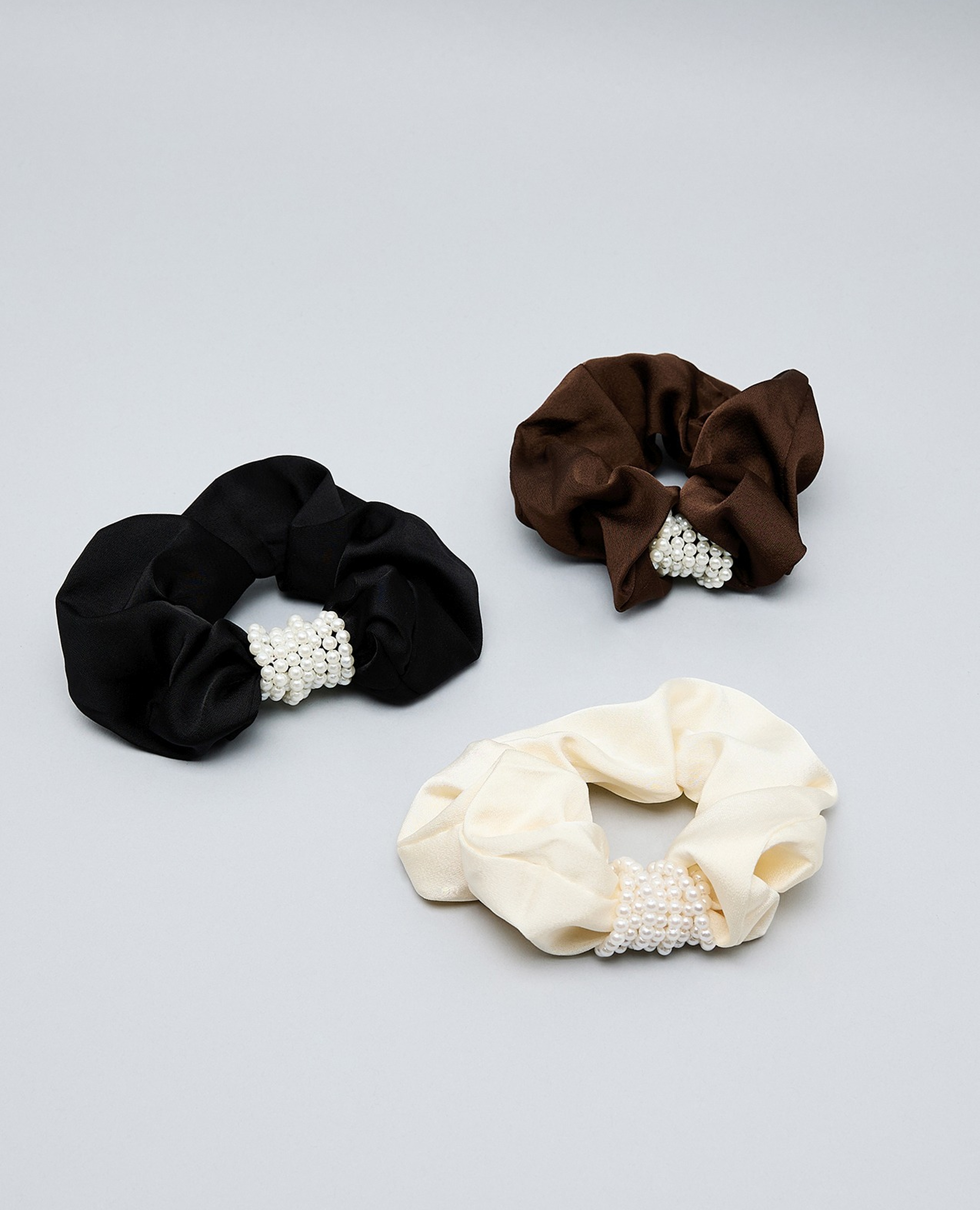 ربطات شعر مزخرفة - 3 قطع