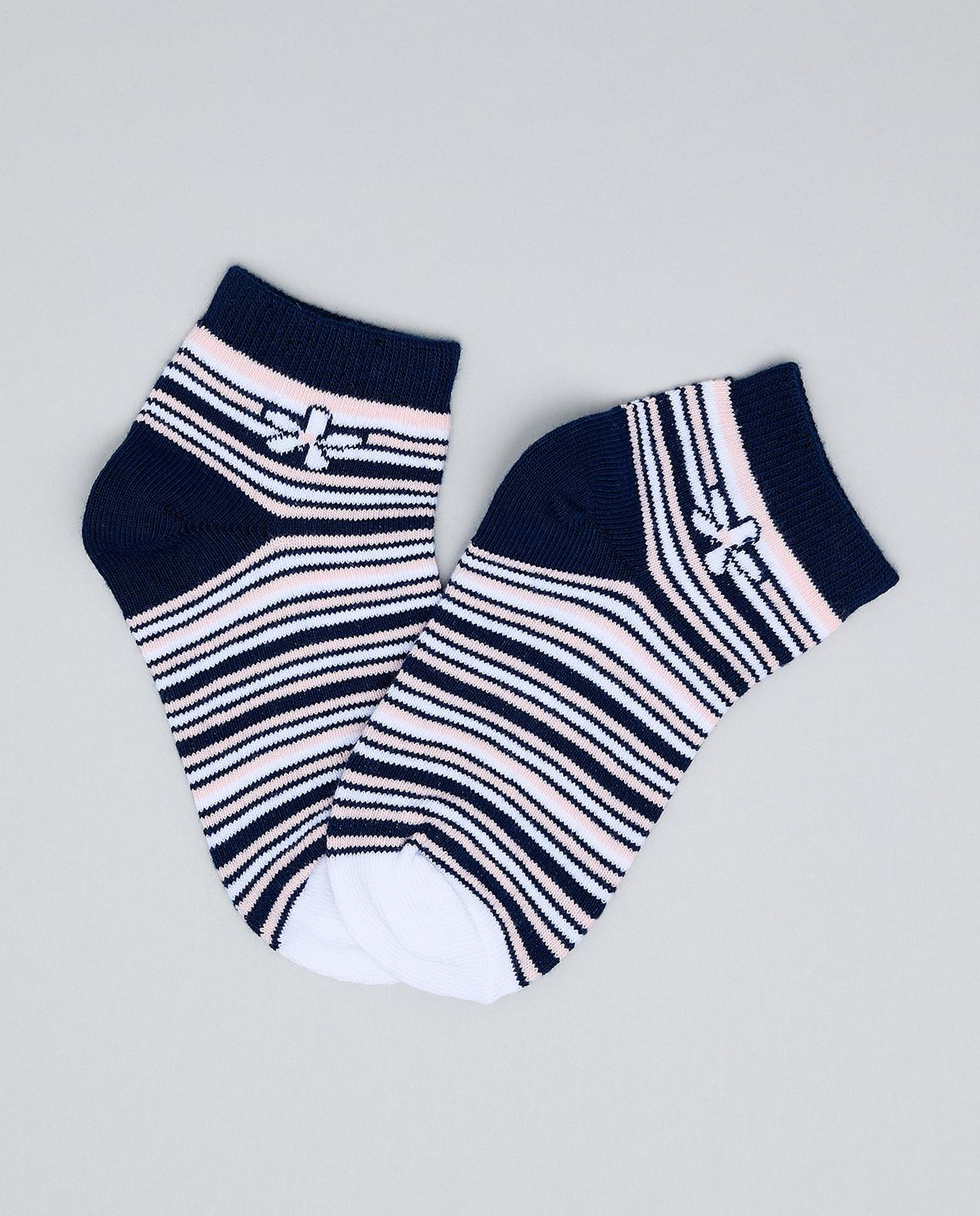 3 Pack Printed Ankle Socks