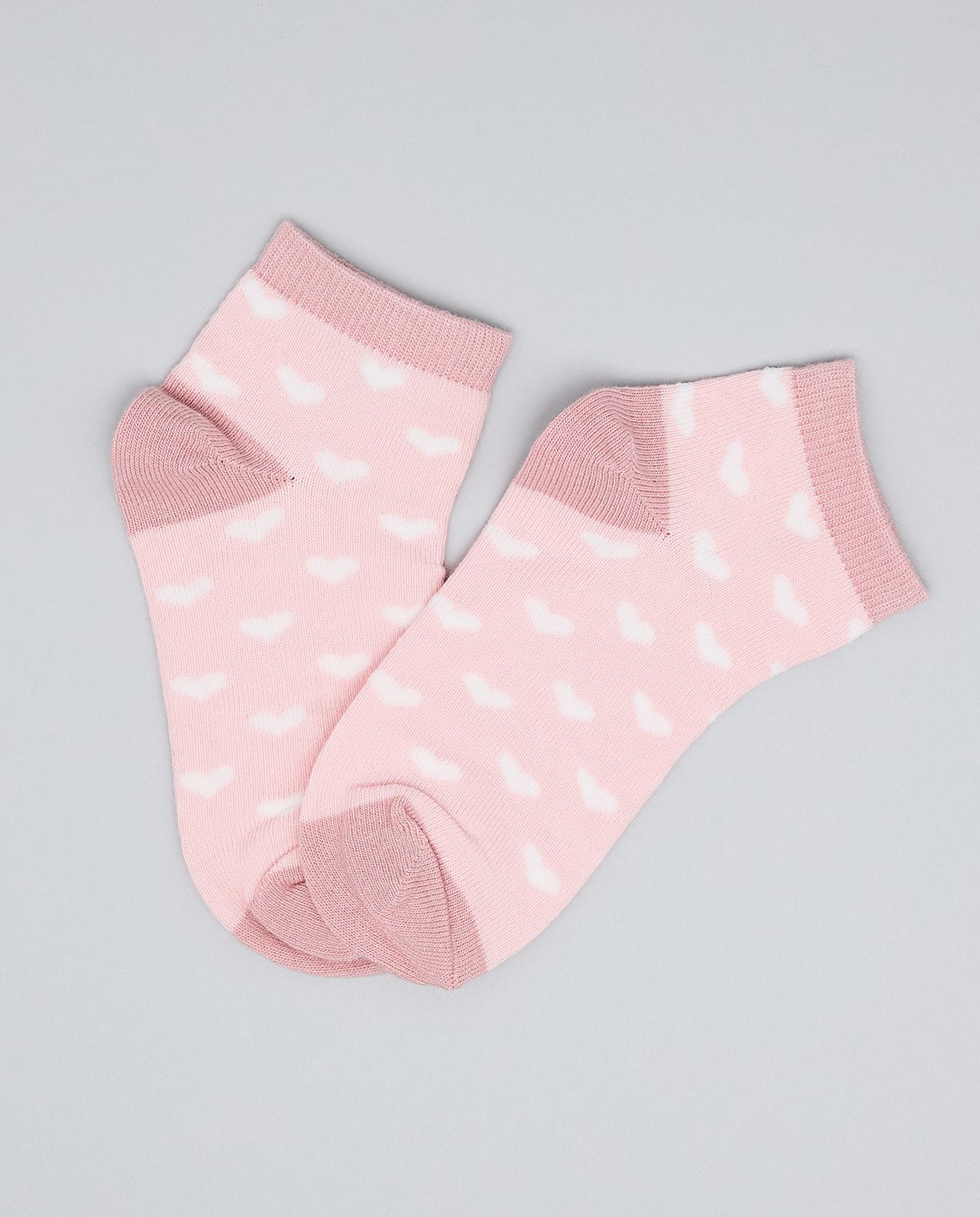 3 Pack Printed Ankle Socks