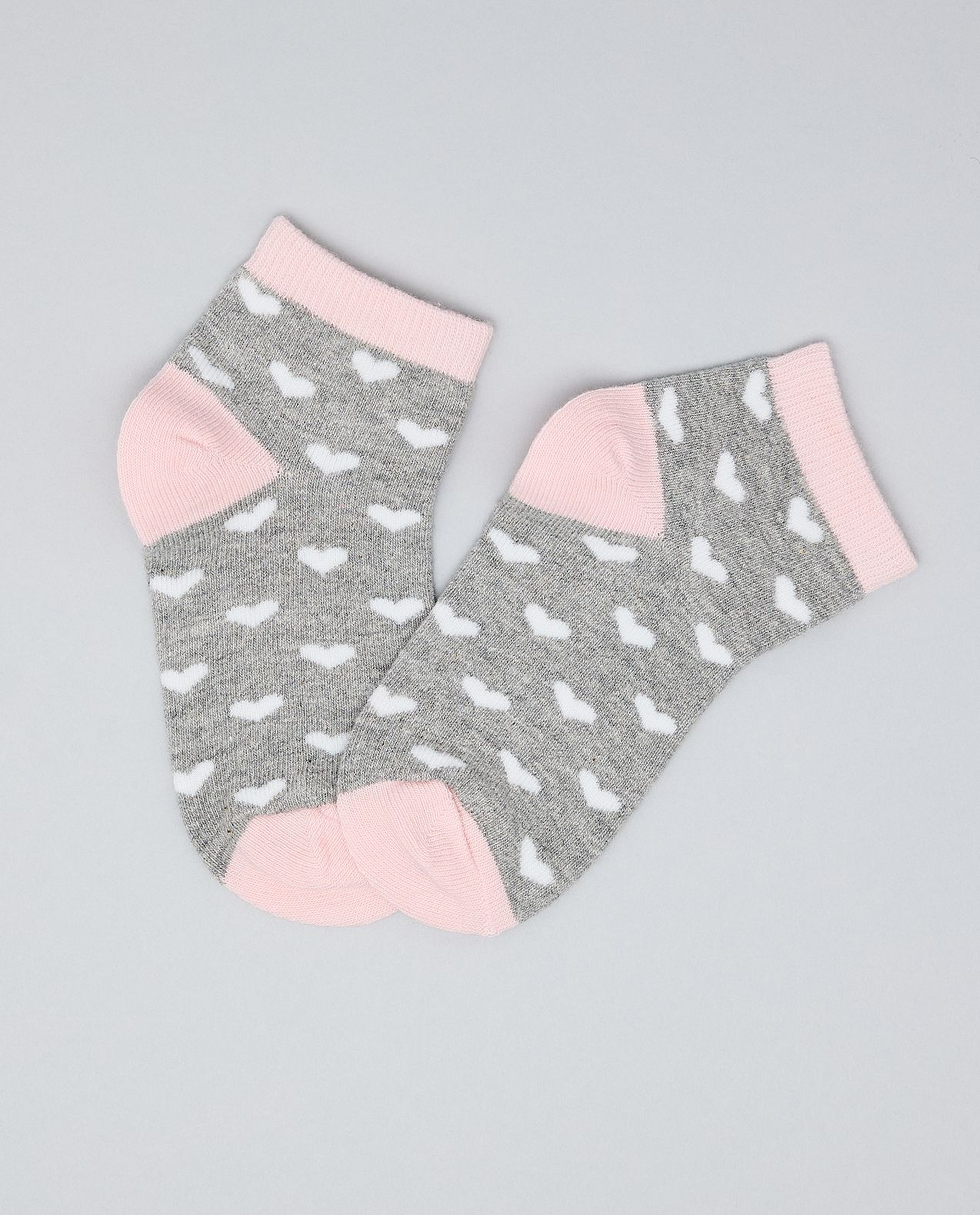 3 Pack Printed Ankle Socks