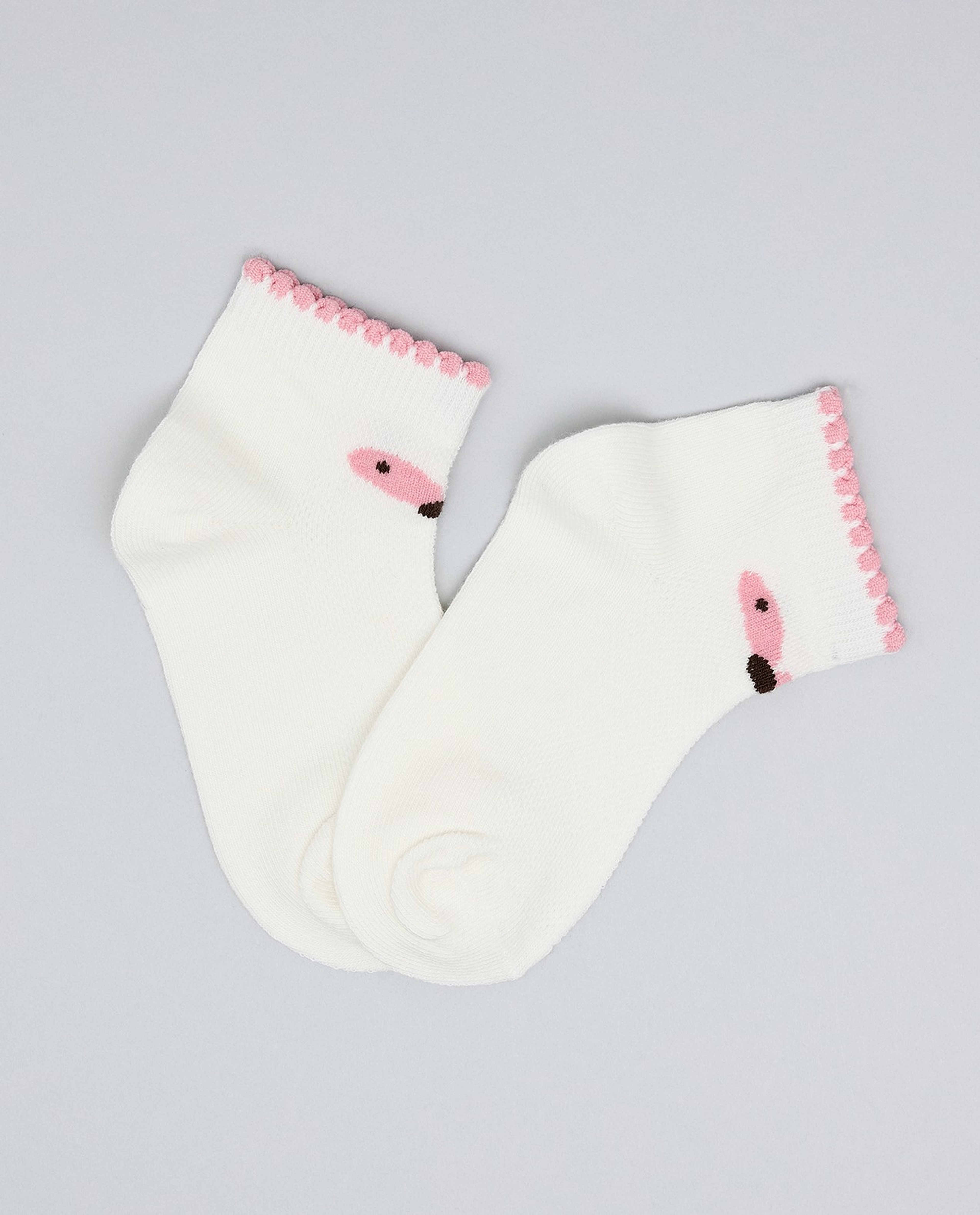 3 Pack Printed Ankle Socks