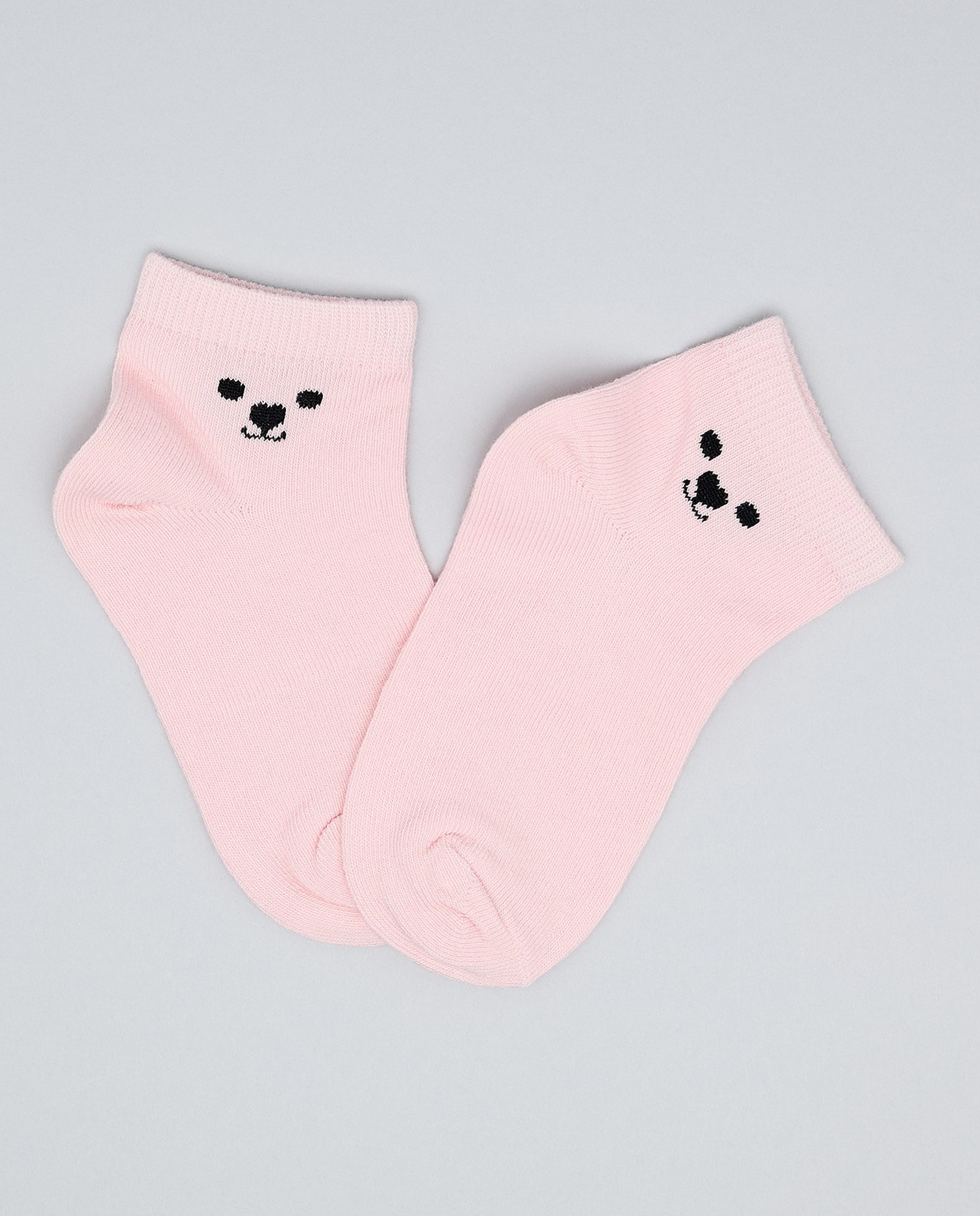 3 Pack Printed Ankle Socks