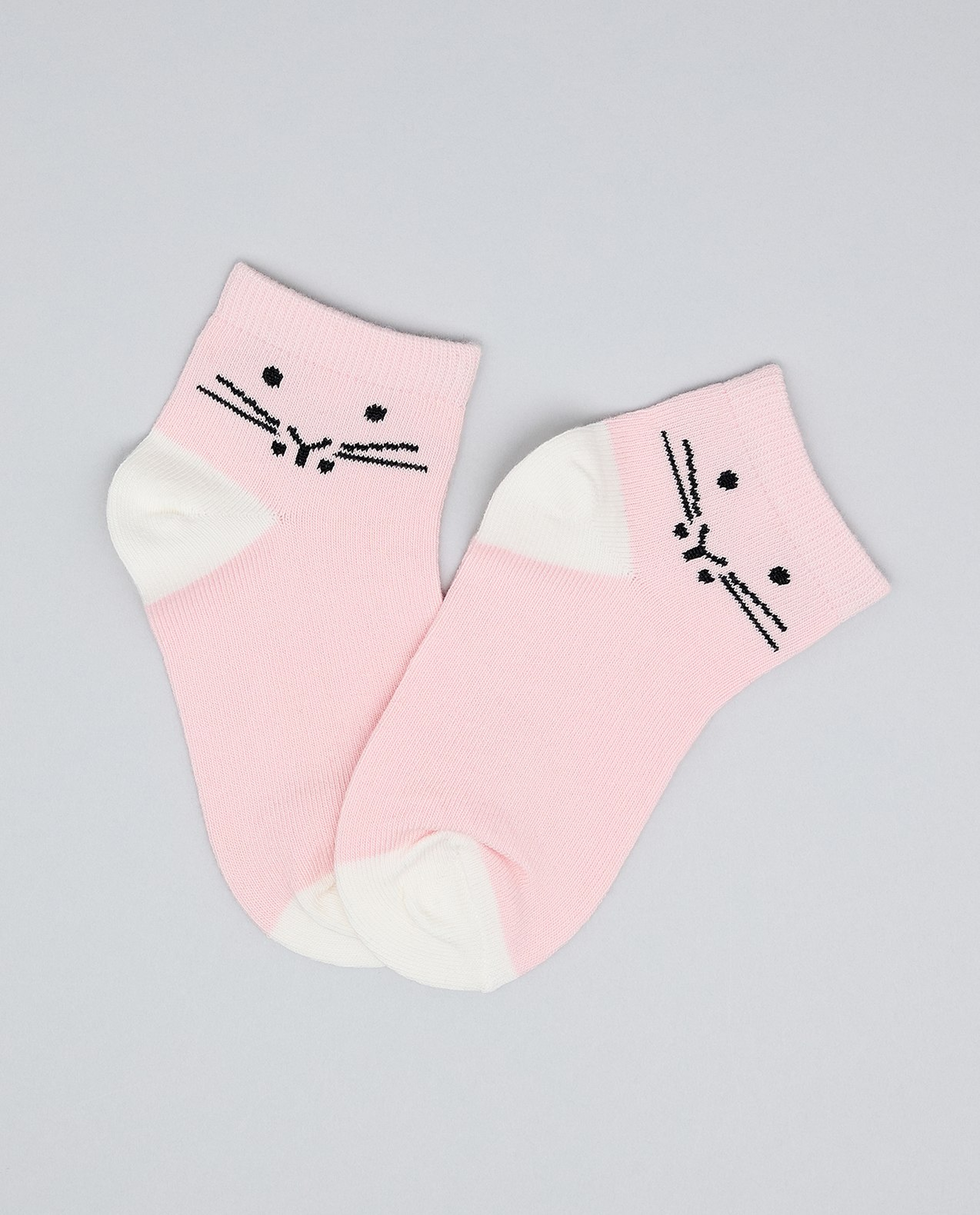 3 Pack Printed Ankle Socks