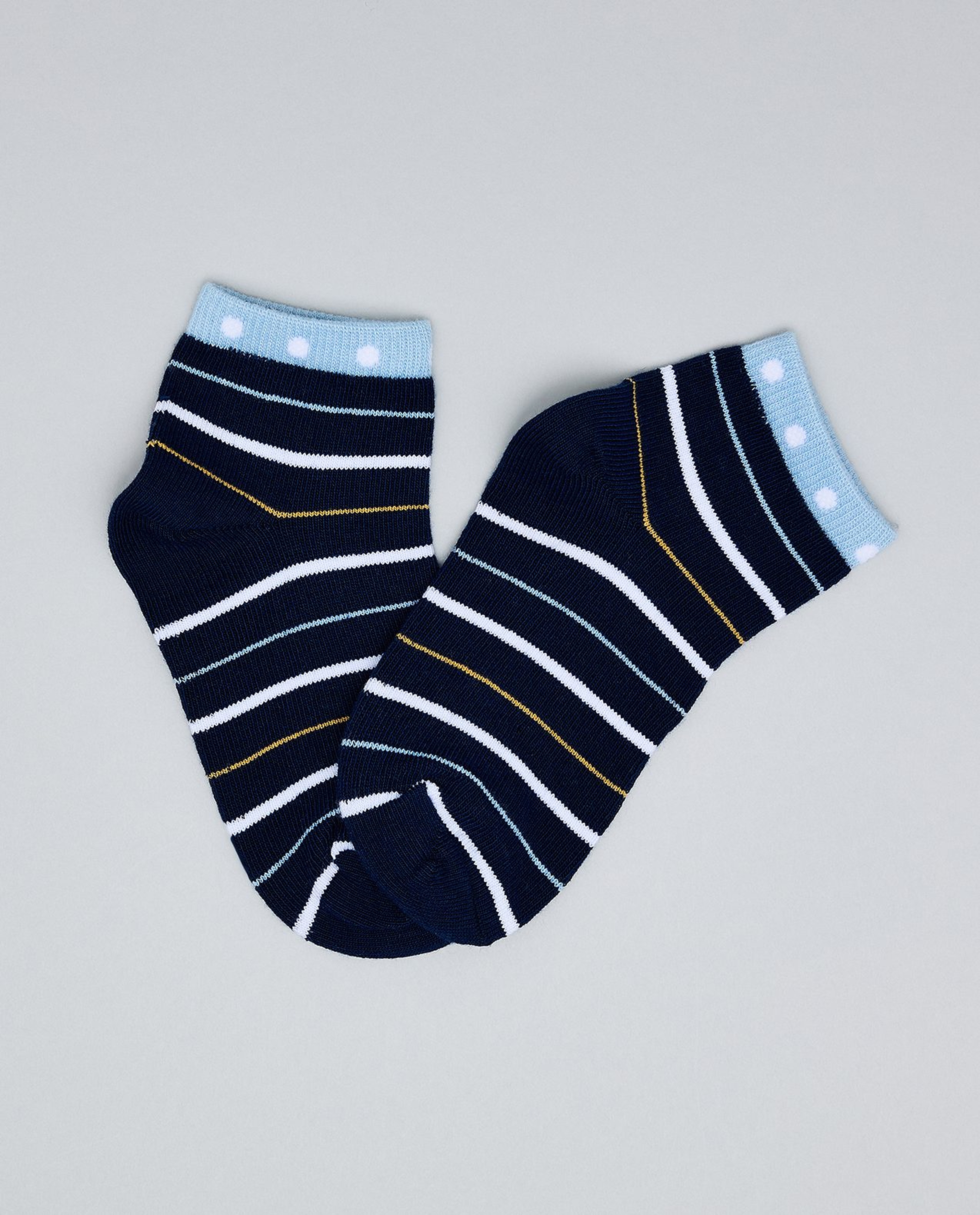 3 Pack Printed Ankle Socks