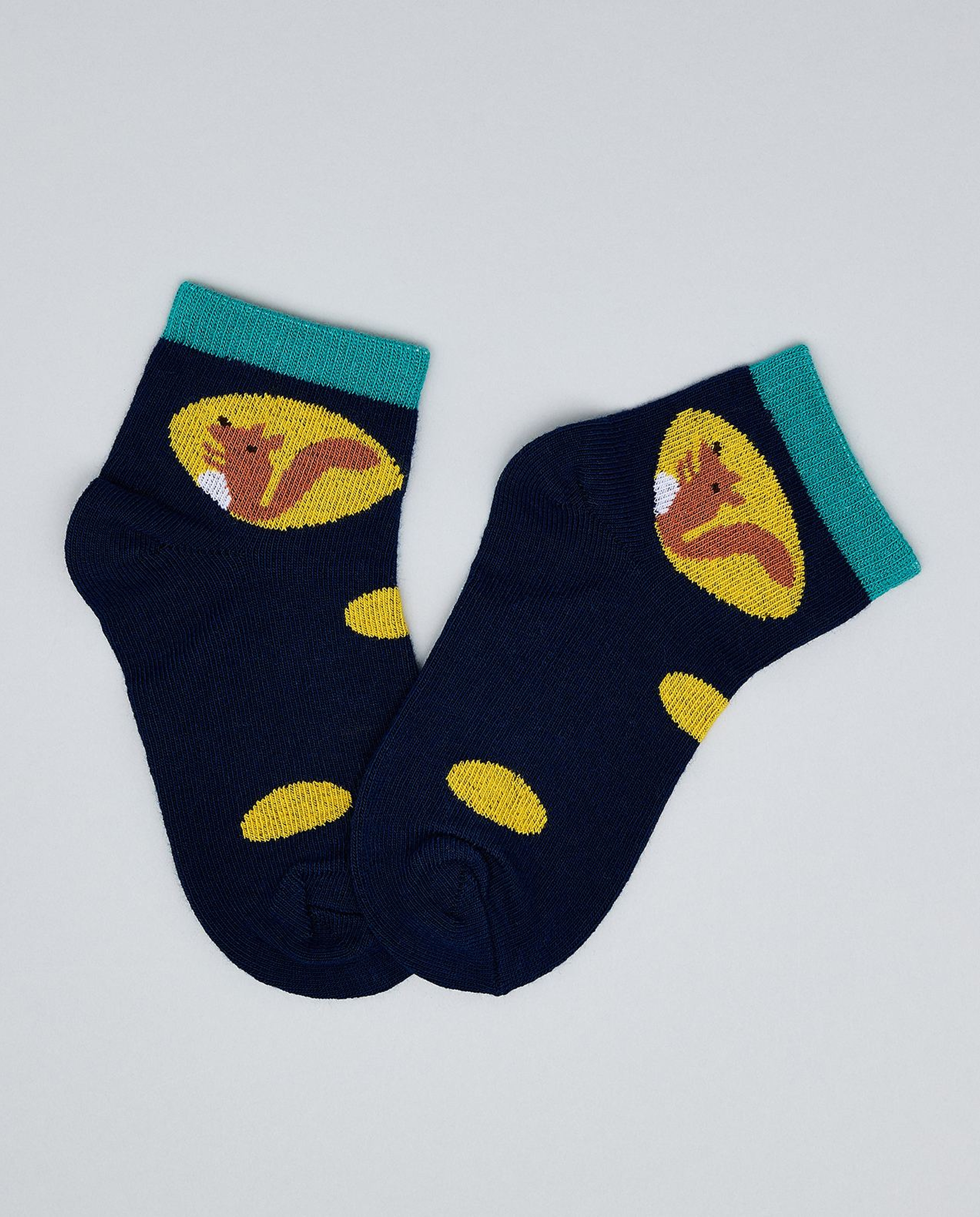 3 Pack Printed Ankle Socks