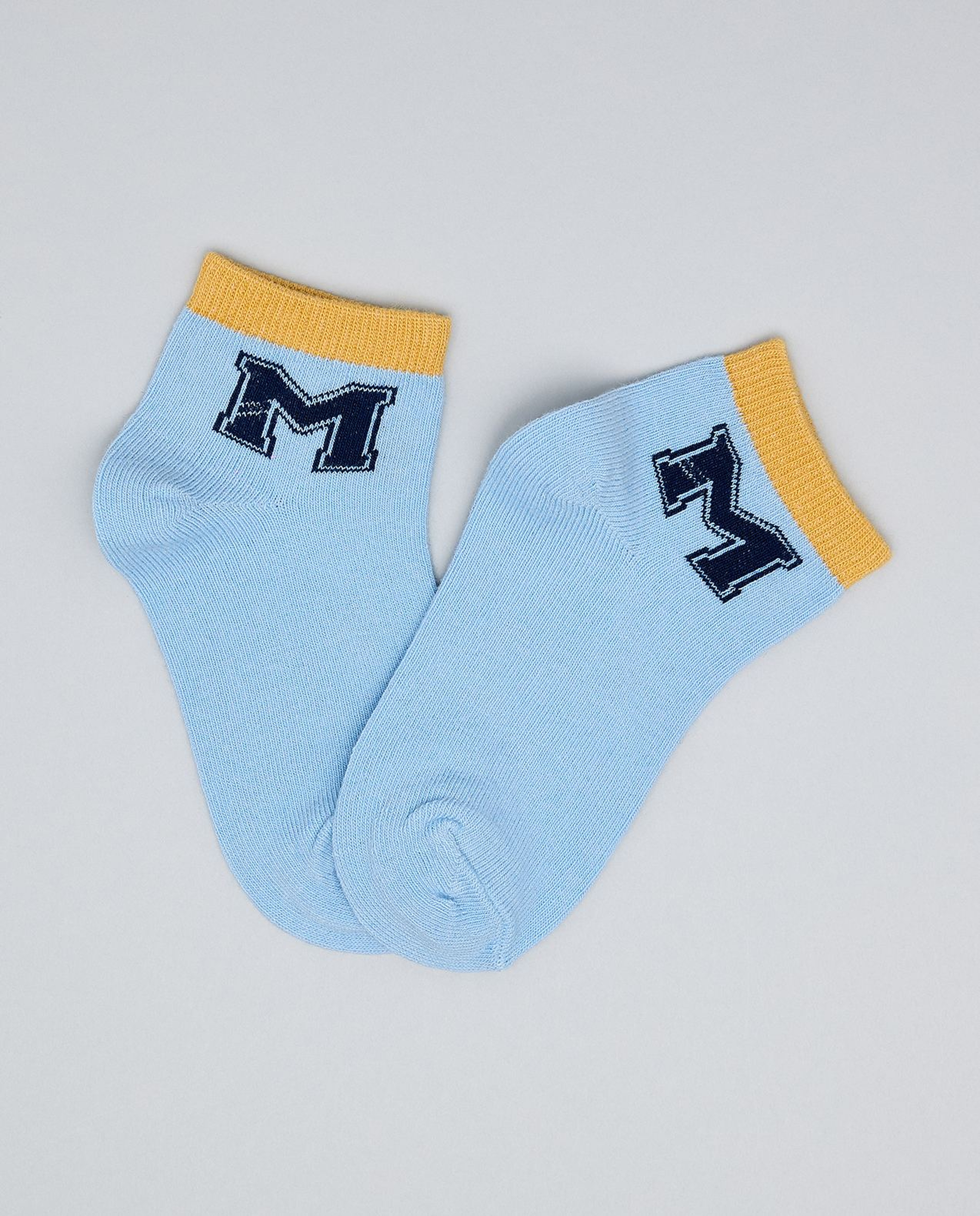 3 Pack Printed Ankle Socks