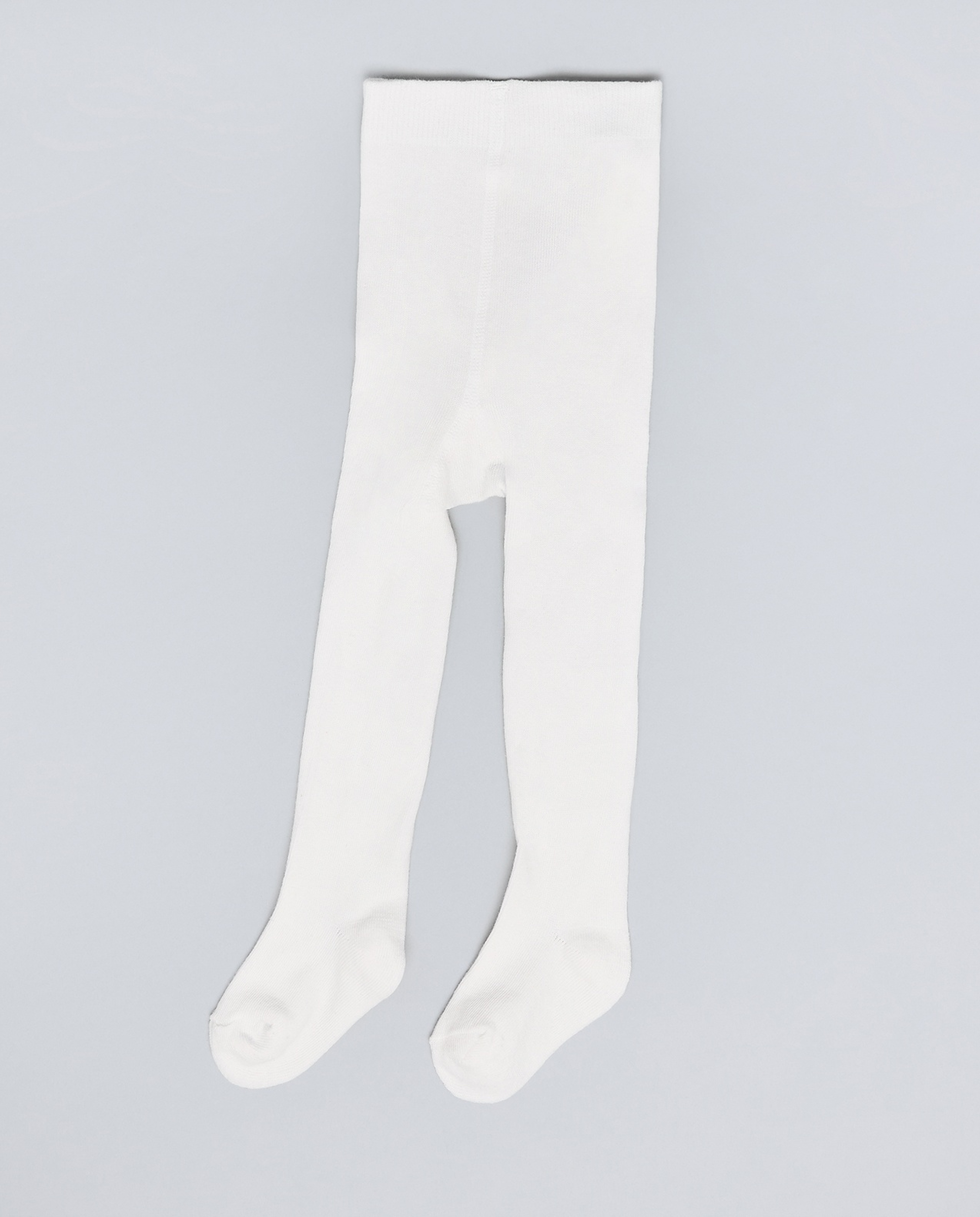 2 Pack Solid Footed Stockings