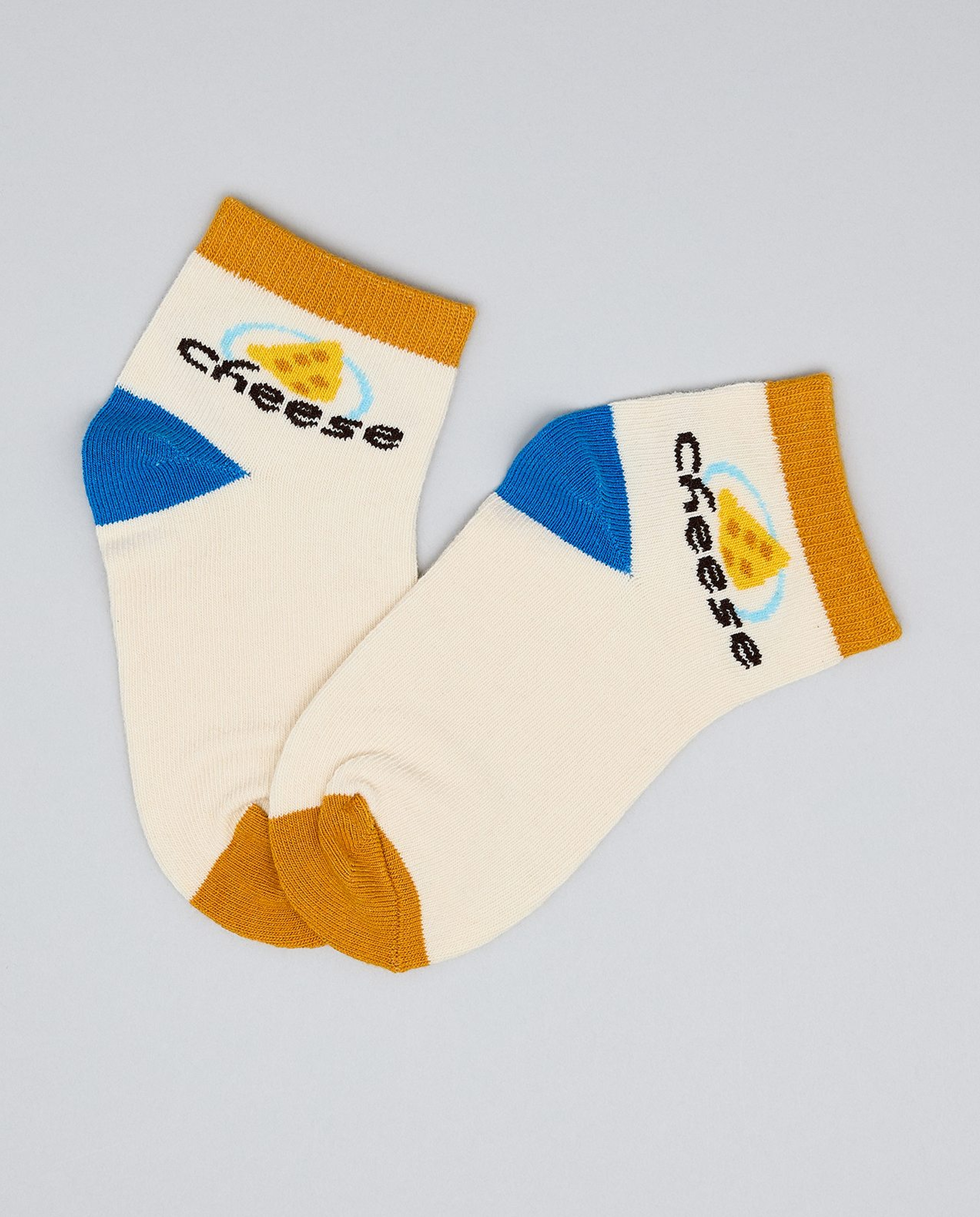 3 Pack Printed Ankle Socks