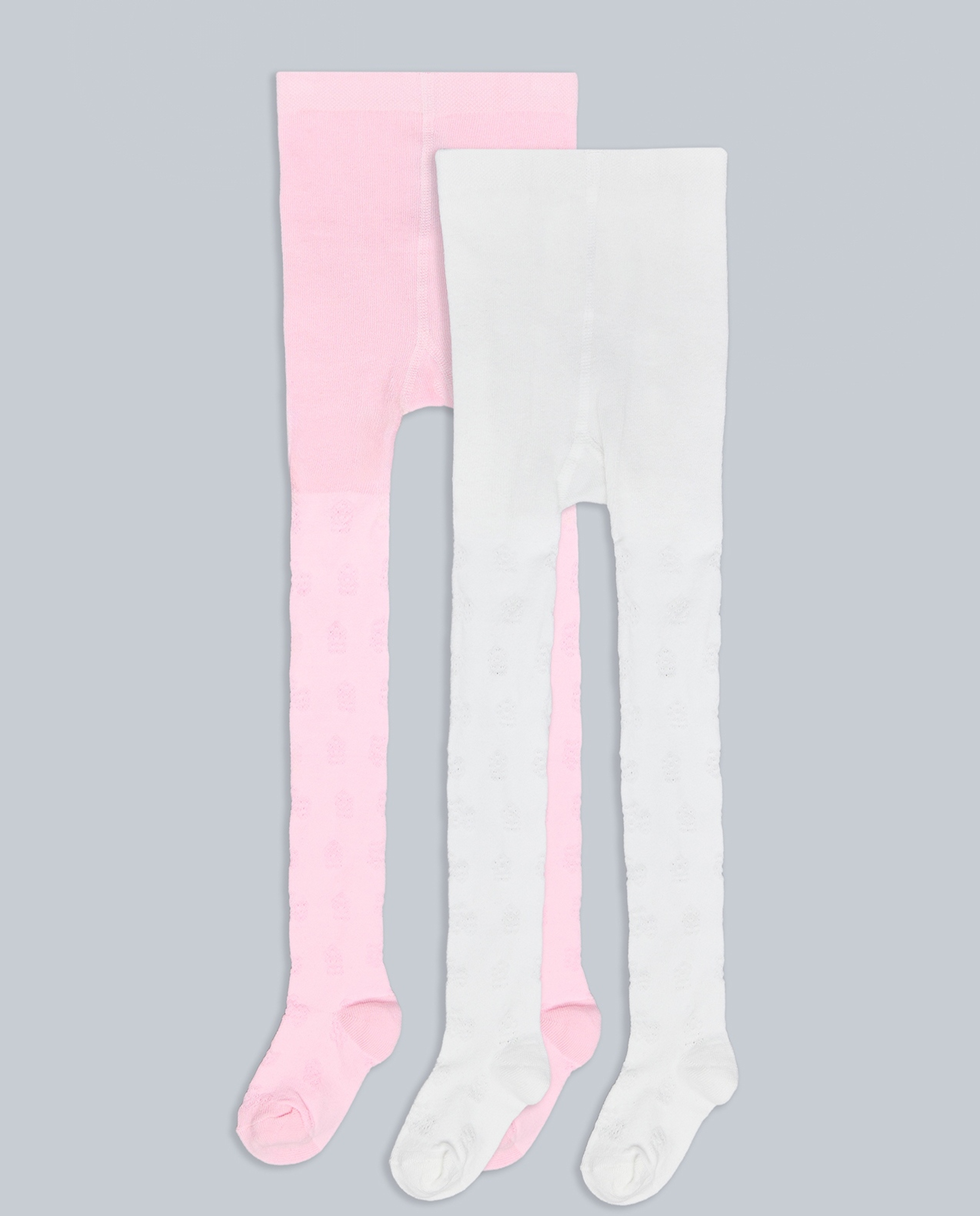 2 Pack Textured Stockings