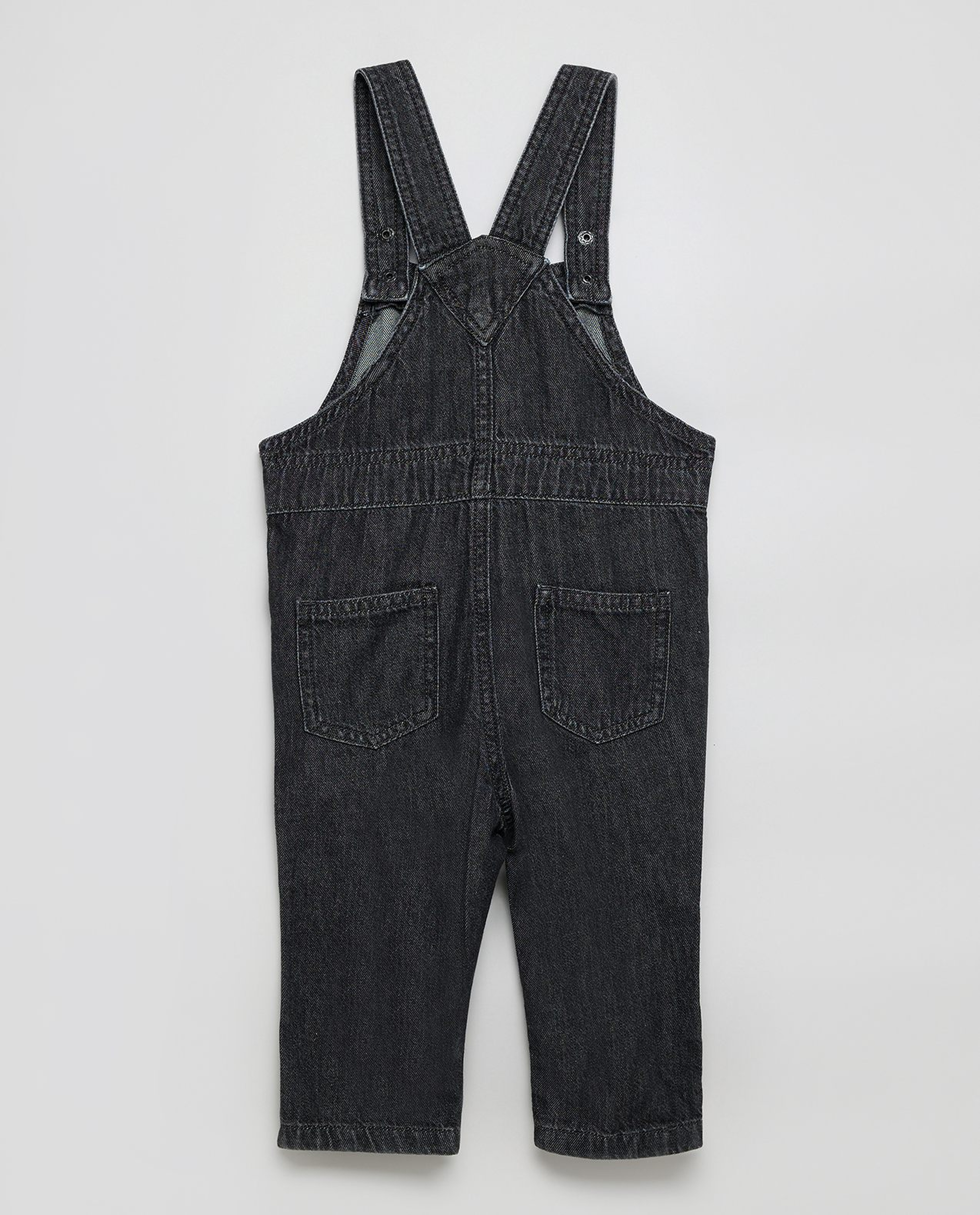Printed T-Shirt and Dungaree Set