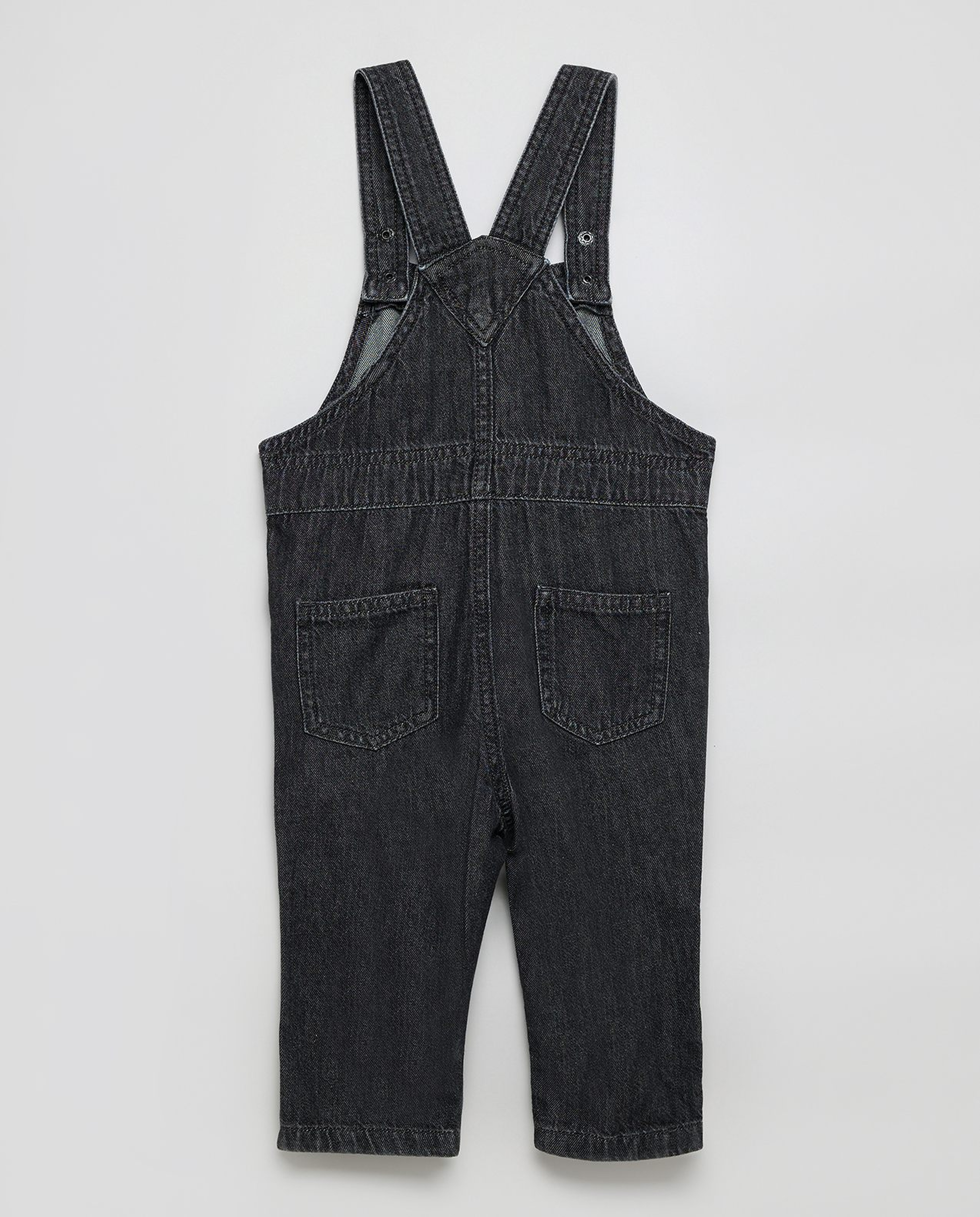 Printed T-Shirt and Dungaree Set
