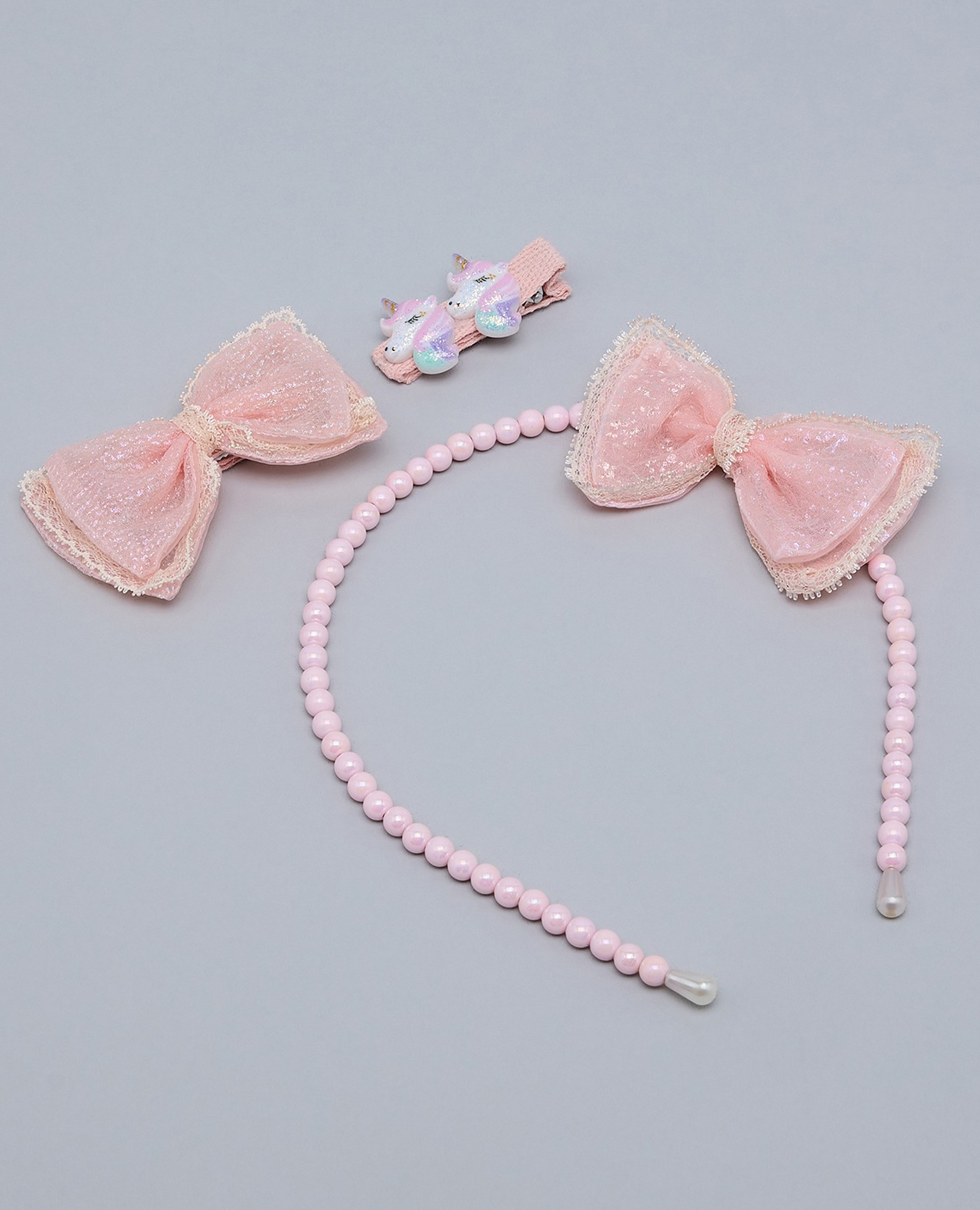 طقم إكسسوارات شعر - 3 قطع