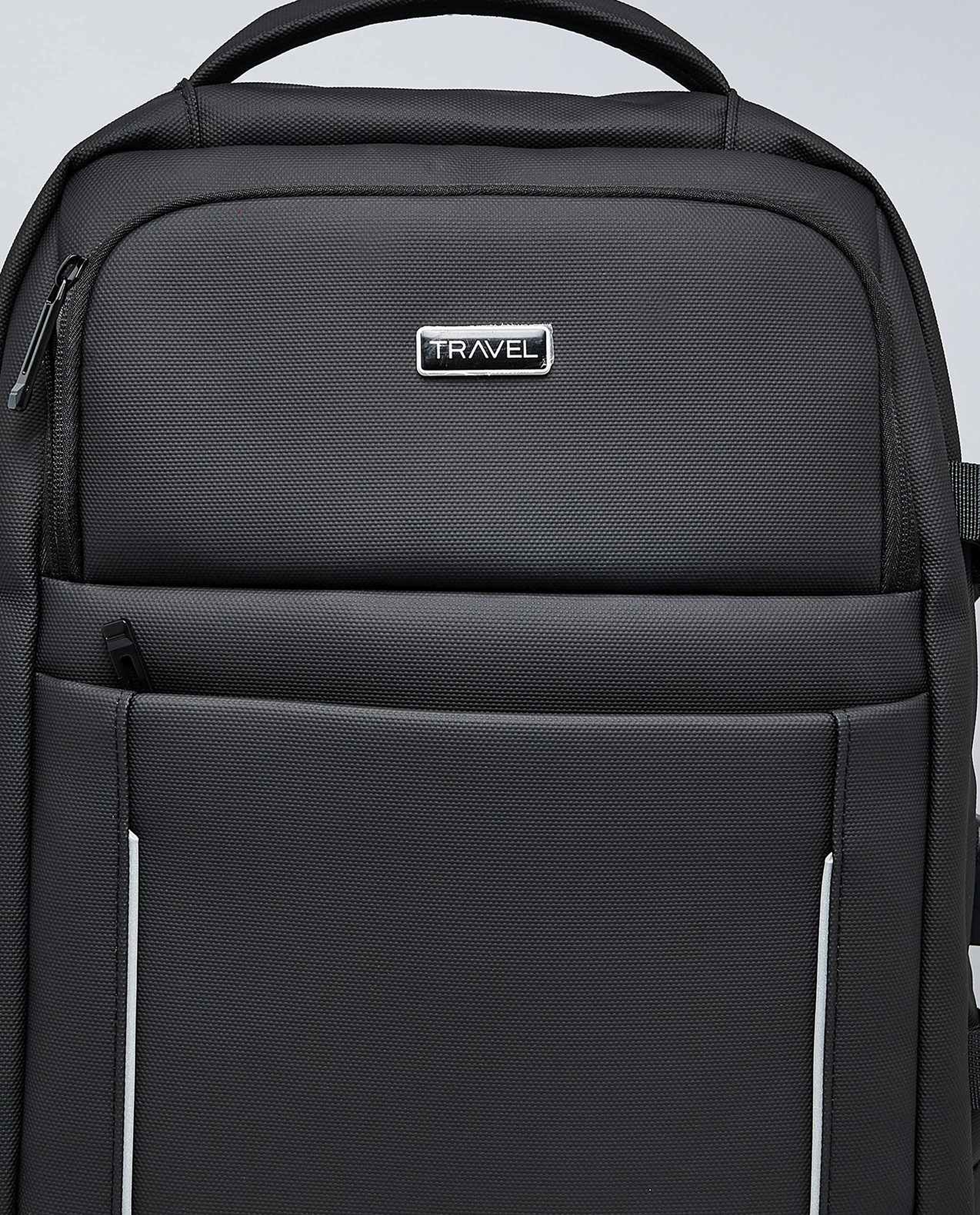 Solid Zip-Around Backpack