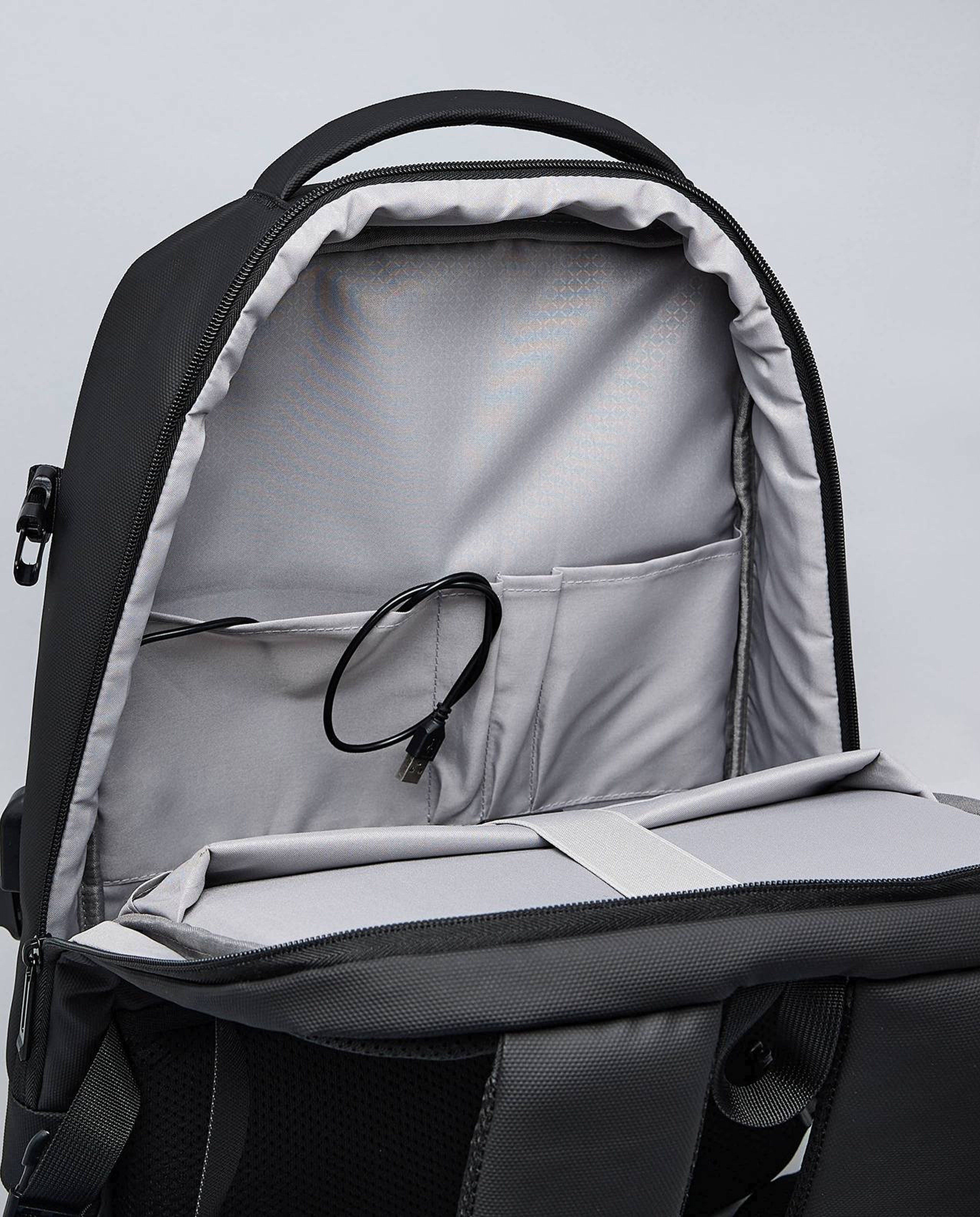 Solid Zip-Around Backpack