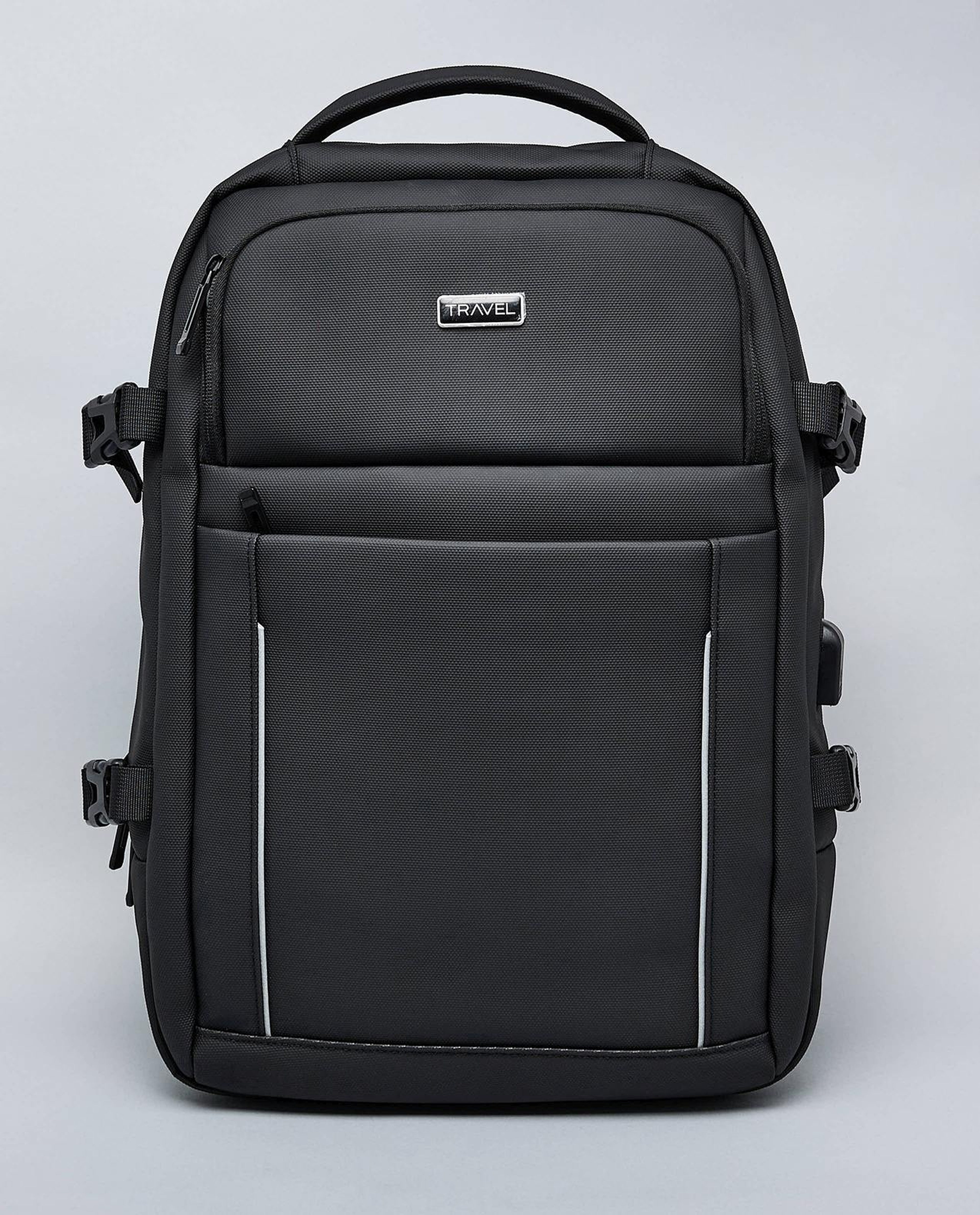 Solid Zip-Around Backpack