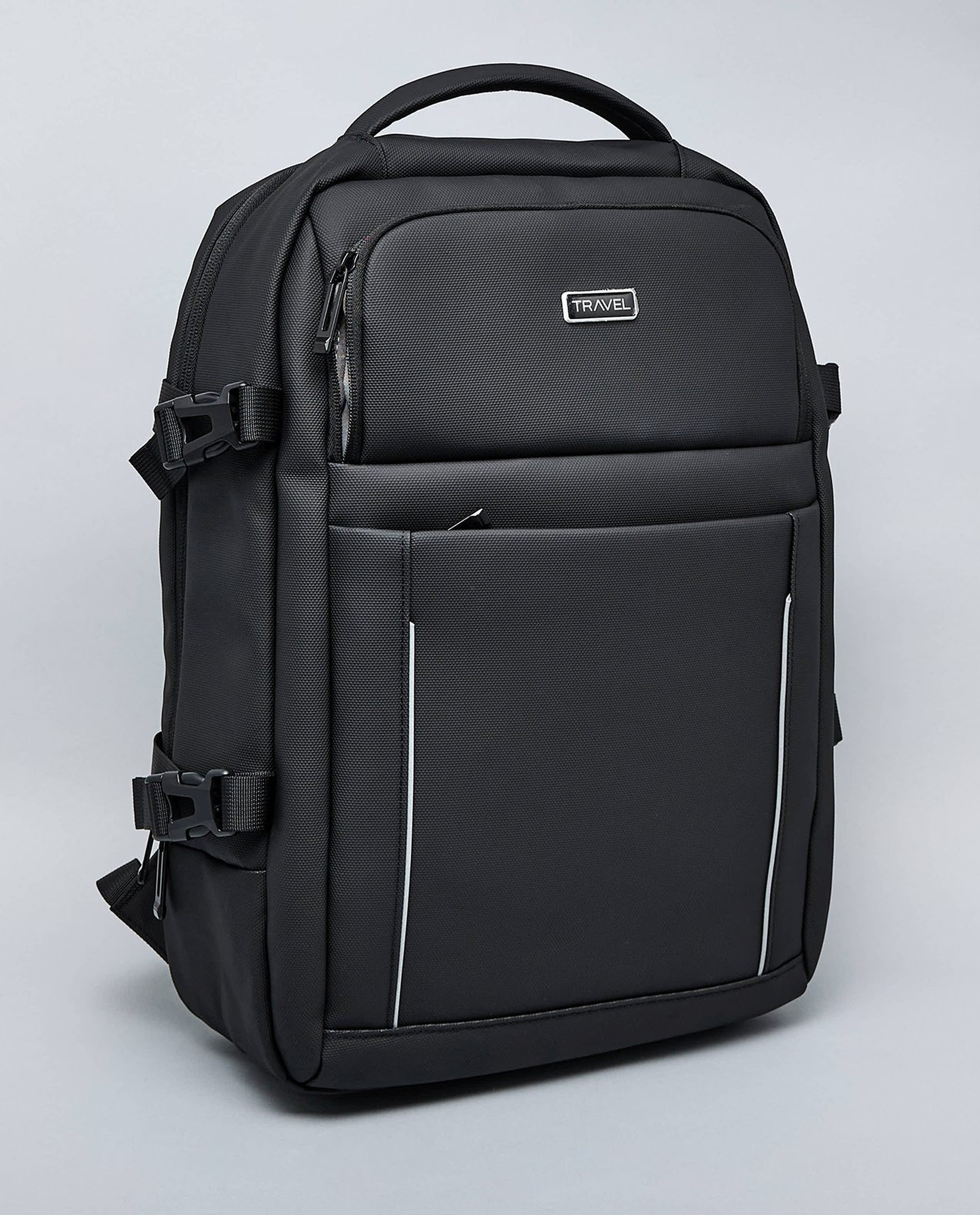 Solid Zip-Around Backpack