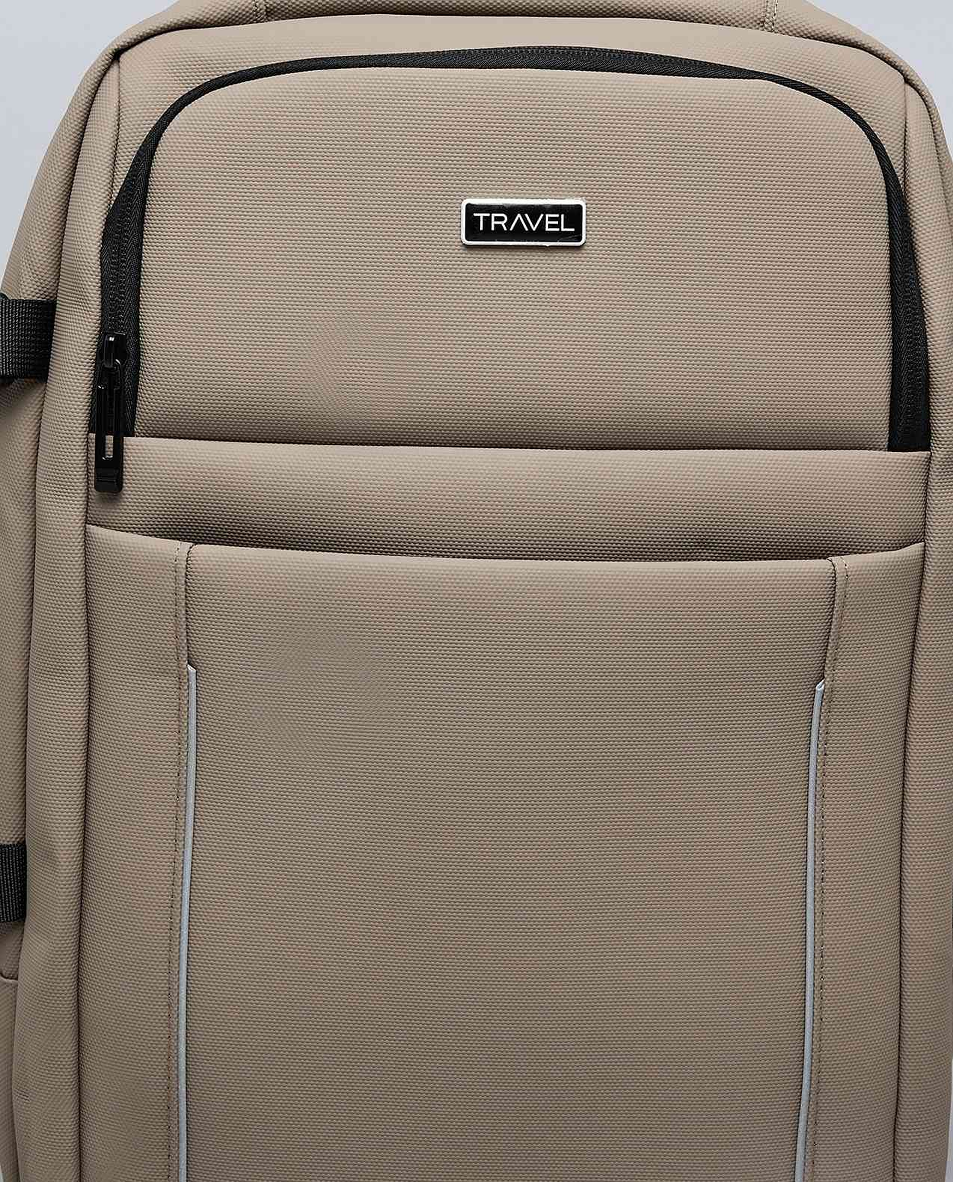 Solid Zip-Around Backpack