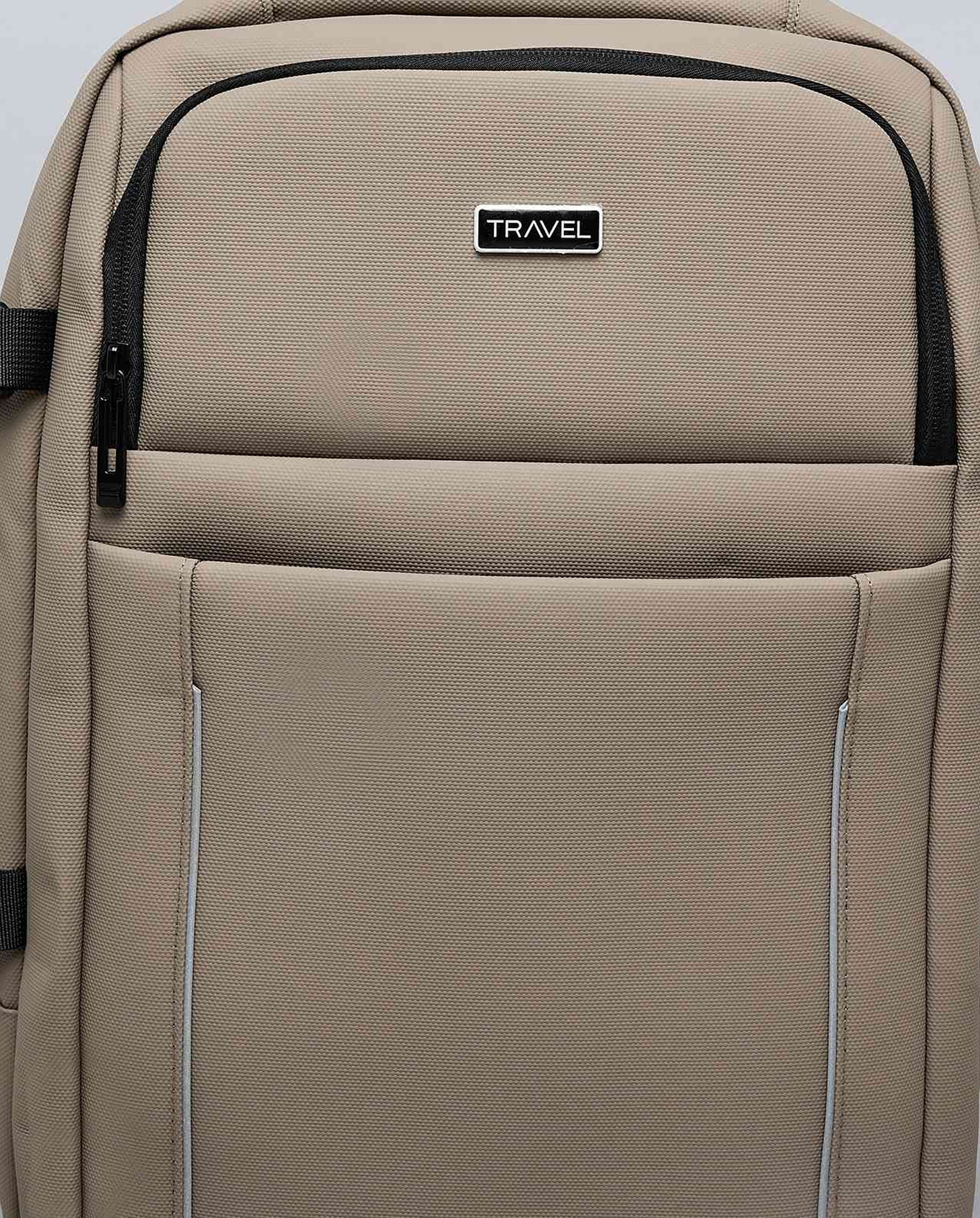 Solid Zip-Around Backpack