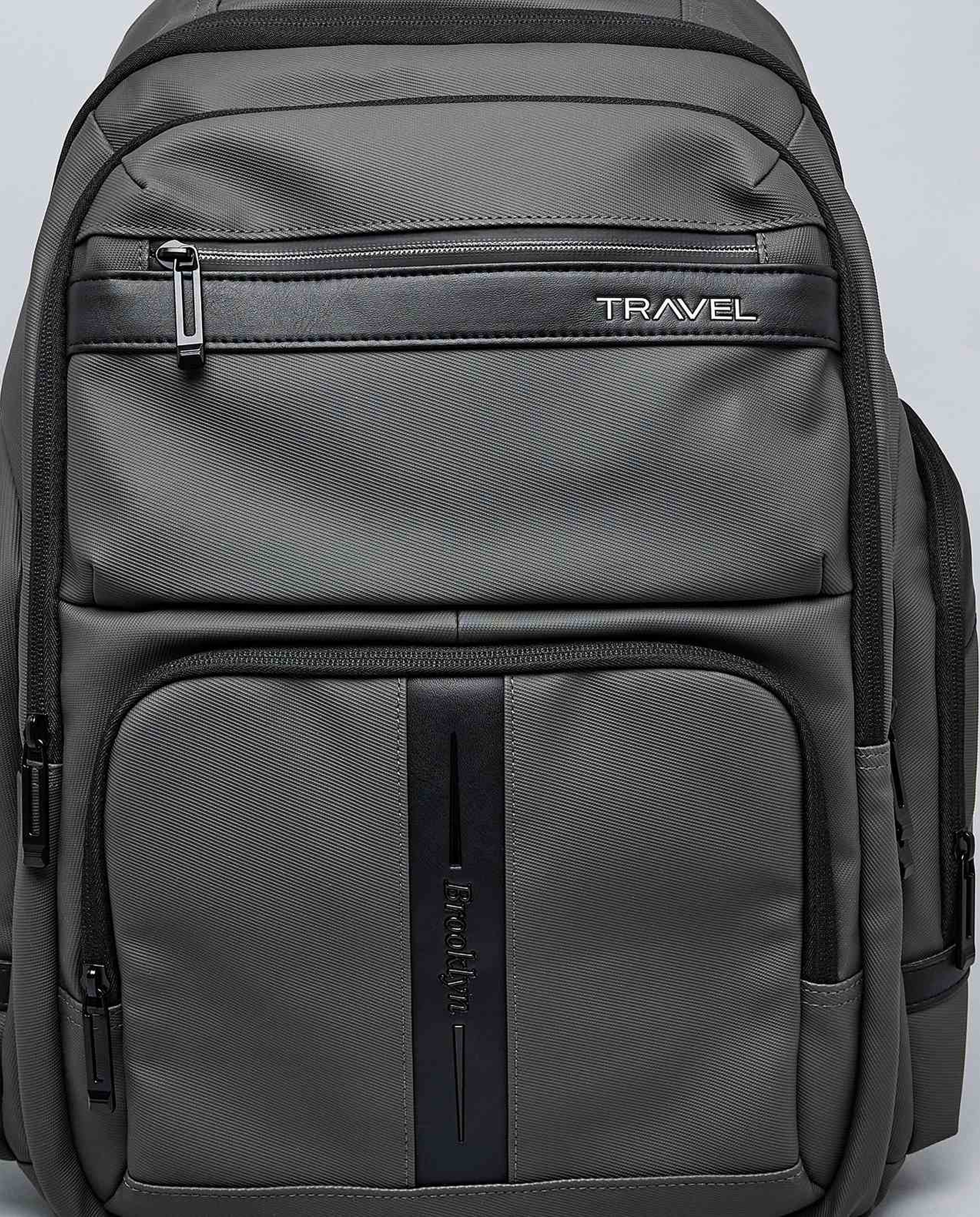 Solid Zip-Around Backpack