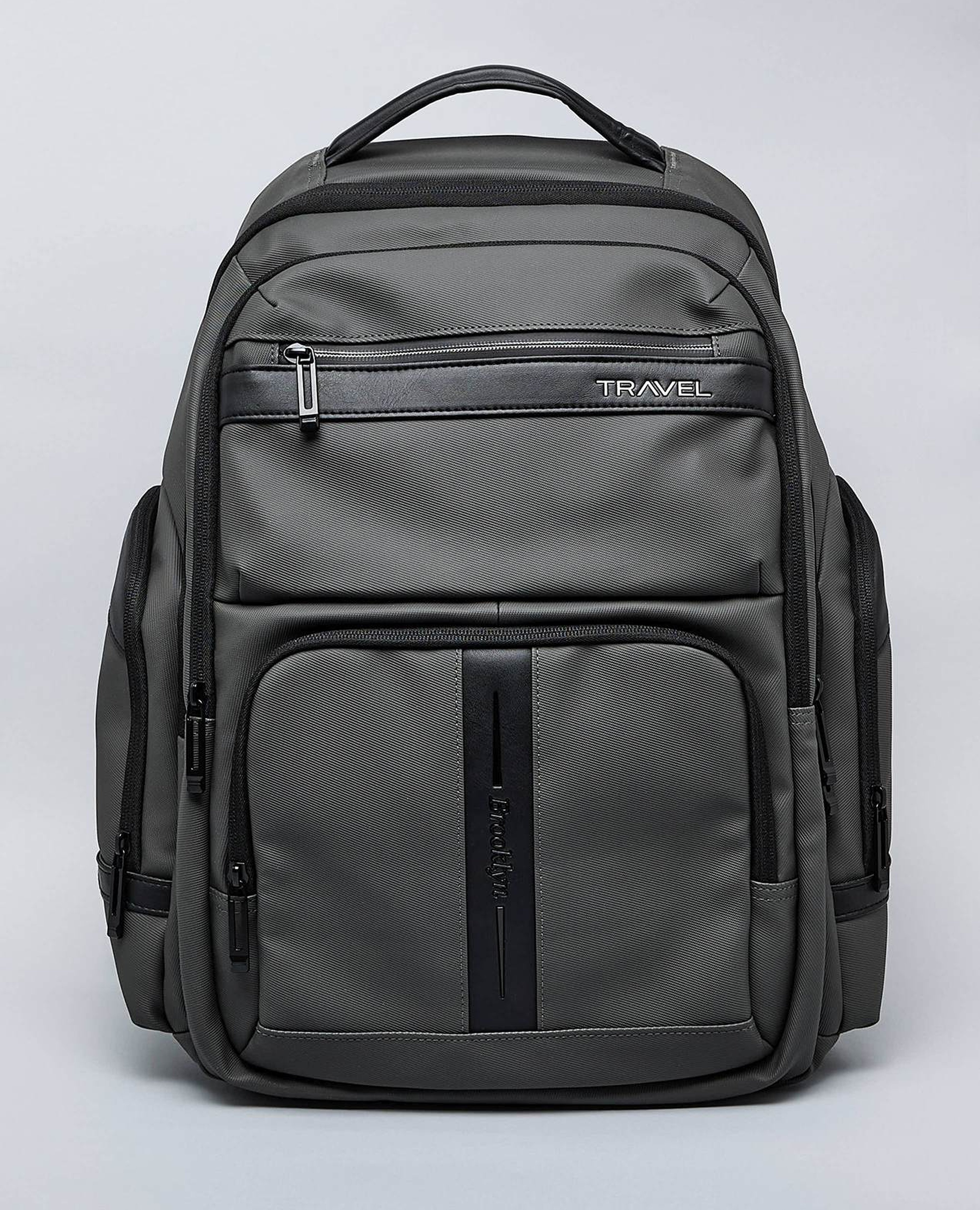 Solid Zip-Around Backpack